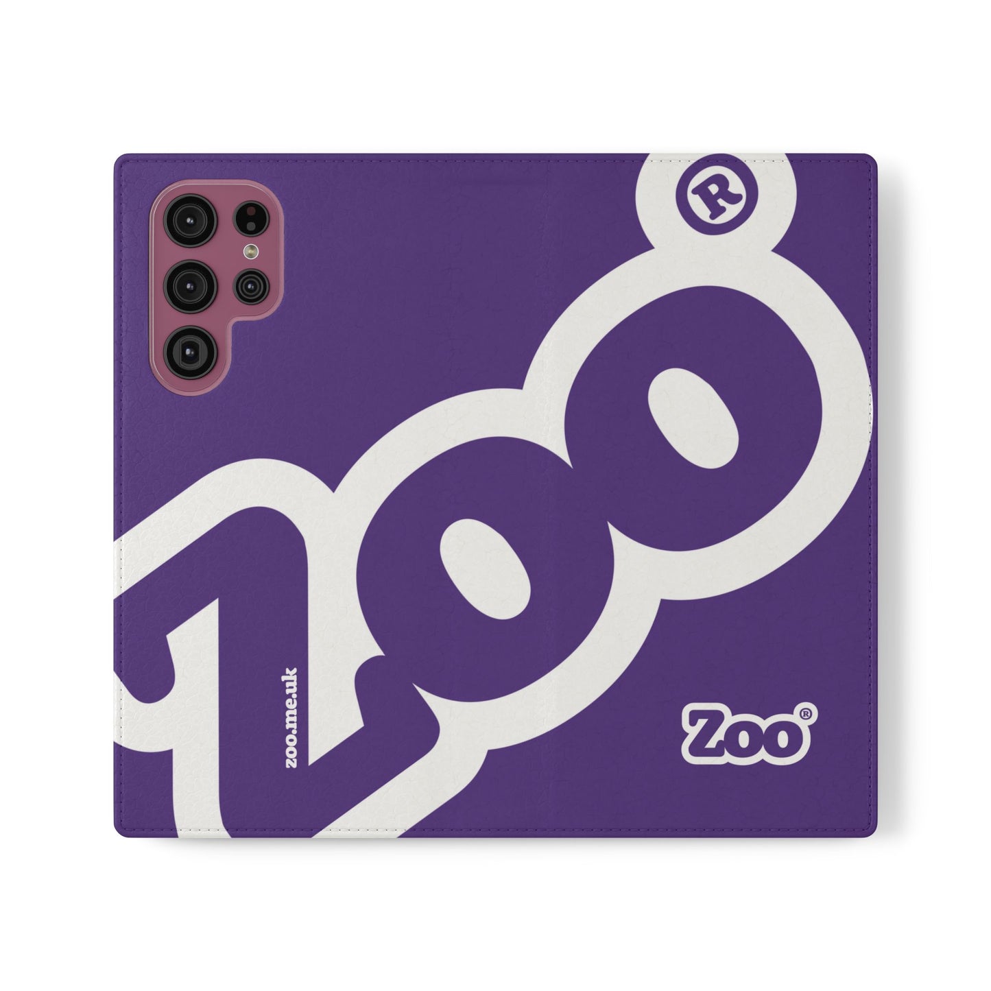 Zoo® Purple Flip Case - Phone Wallet with Card Holder
