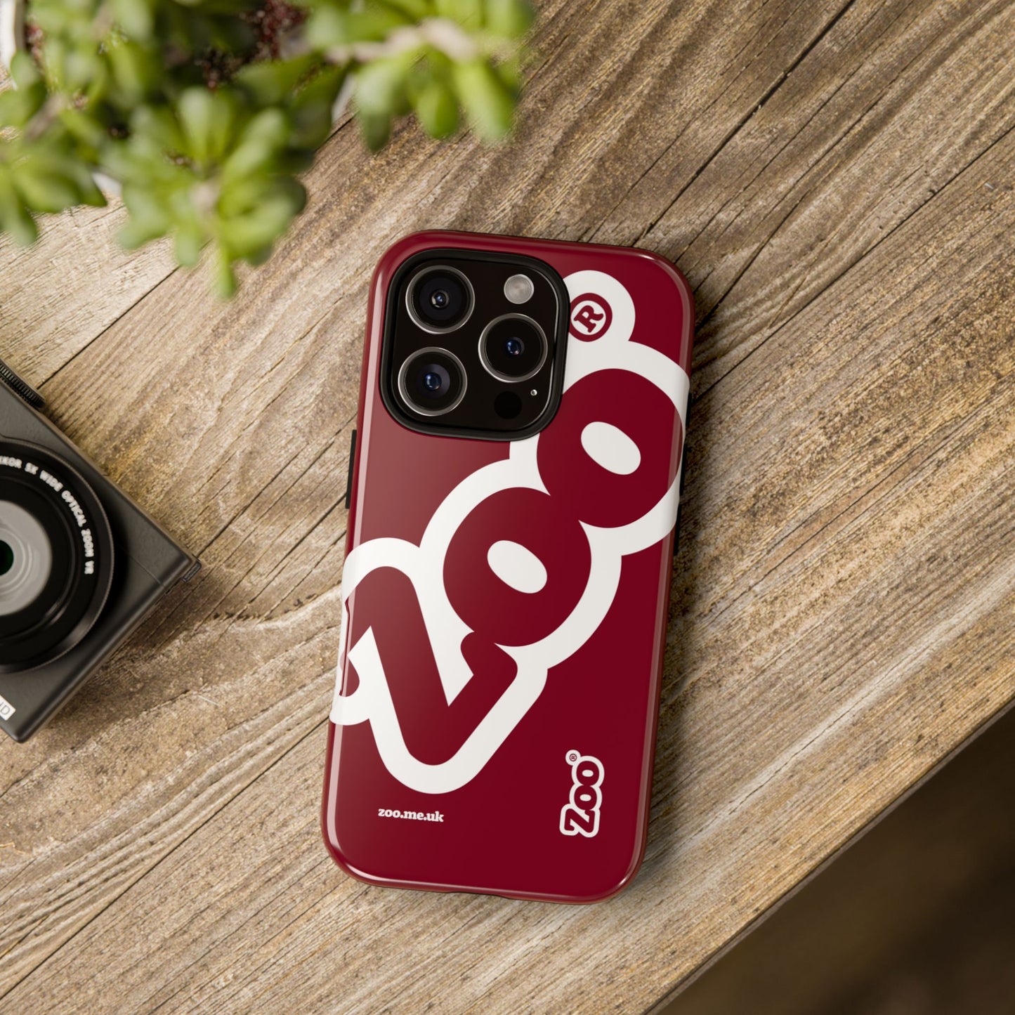 Zoo® Burgundy - Durable iPhone® Case