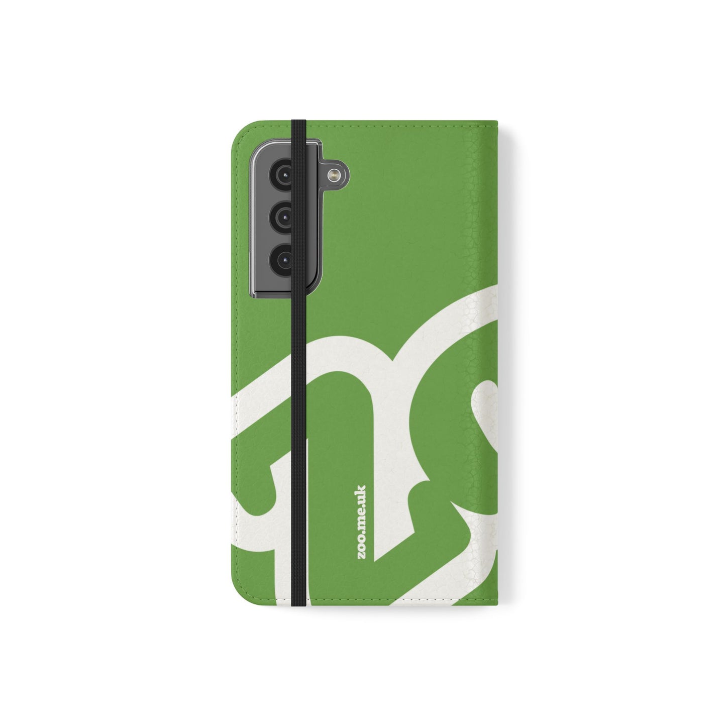 Zoo® Light Green Flip Case - Phone Wallet with Card Holder