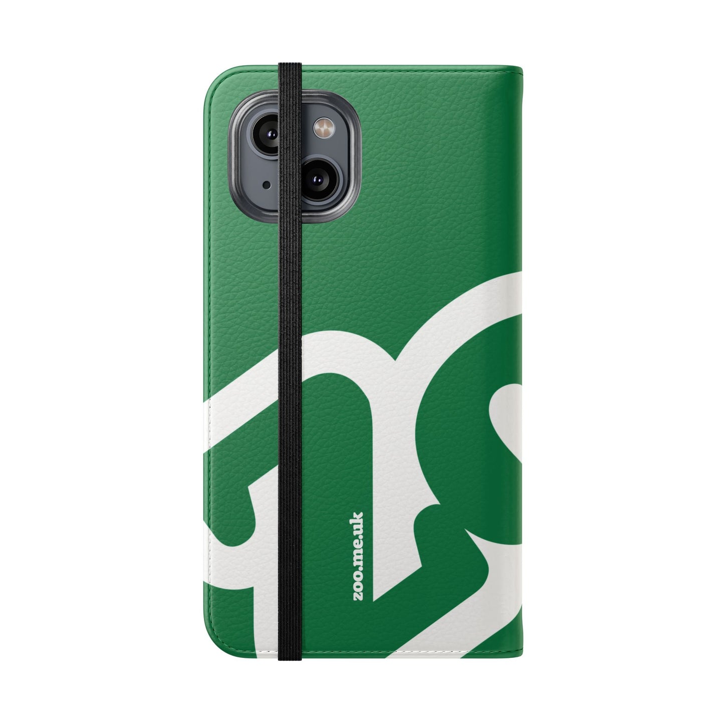 Zoo® Dark Green Flip Case - Phone Wallet with Card Holder