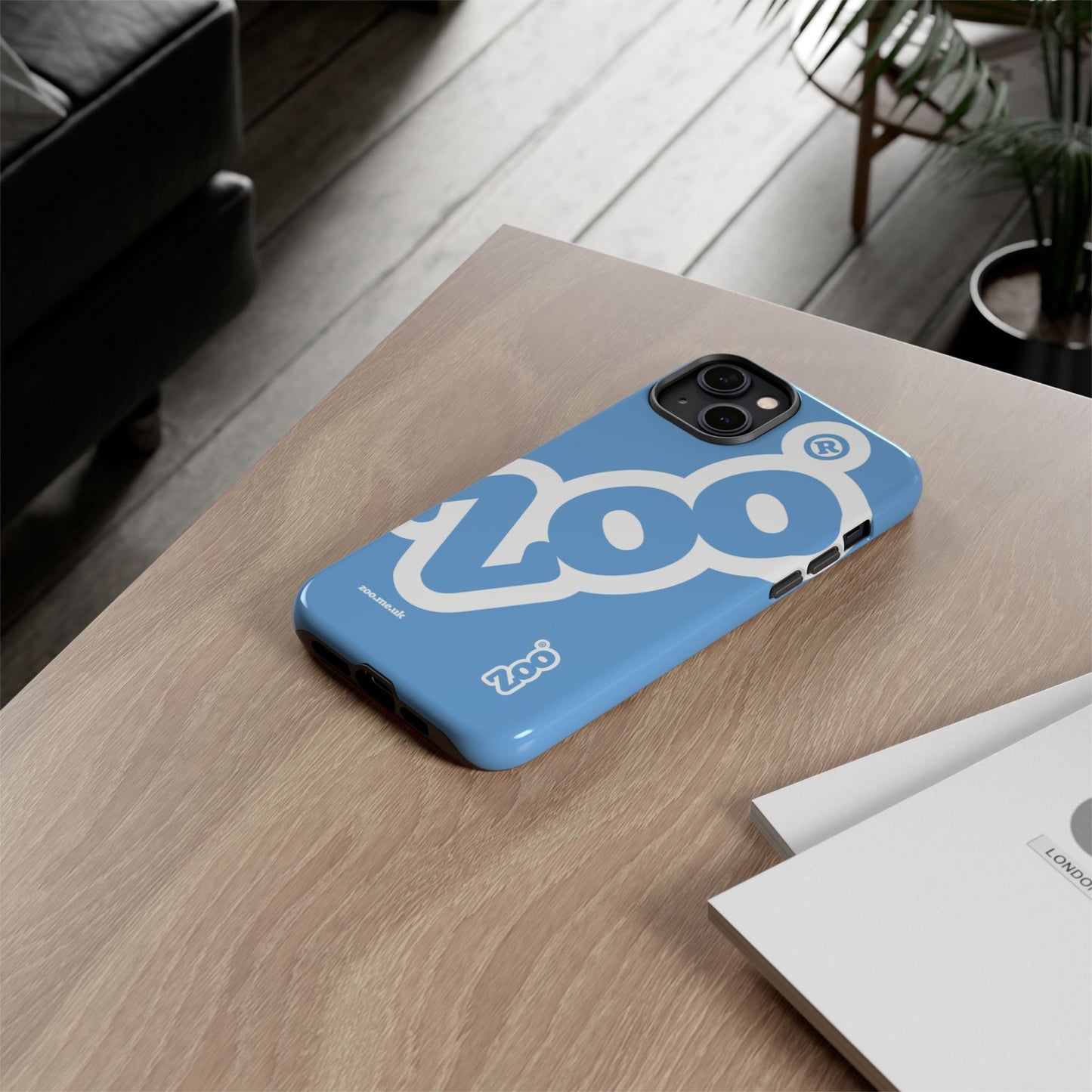 Zoo® Light Blue - Durable iPhone® Case