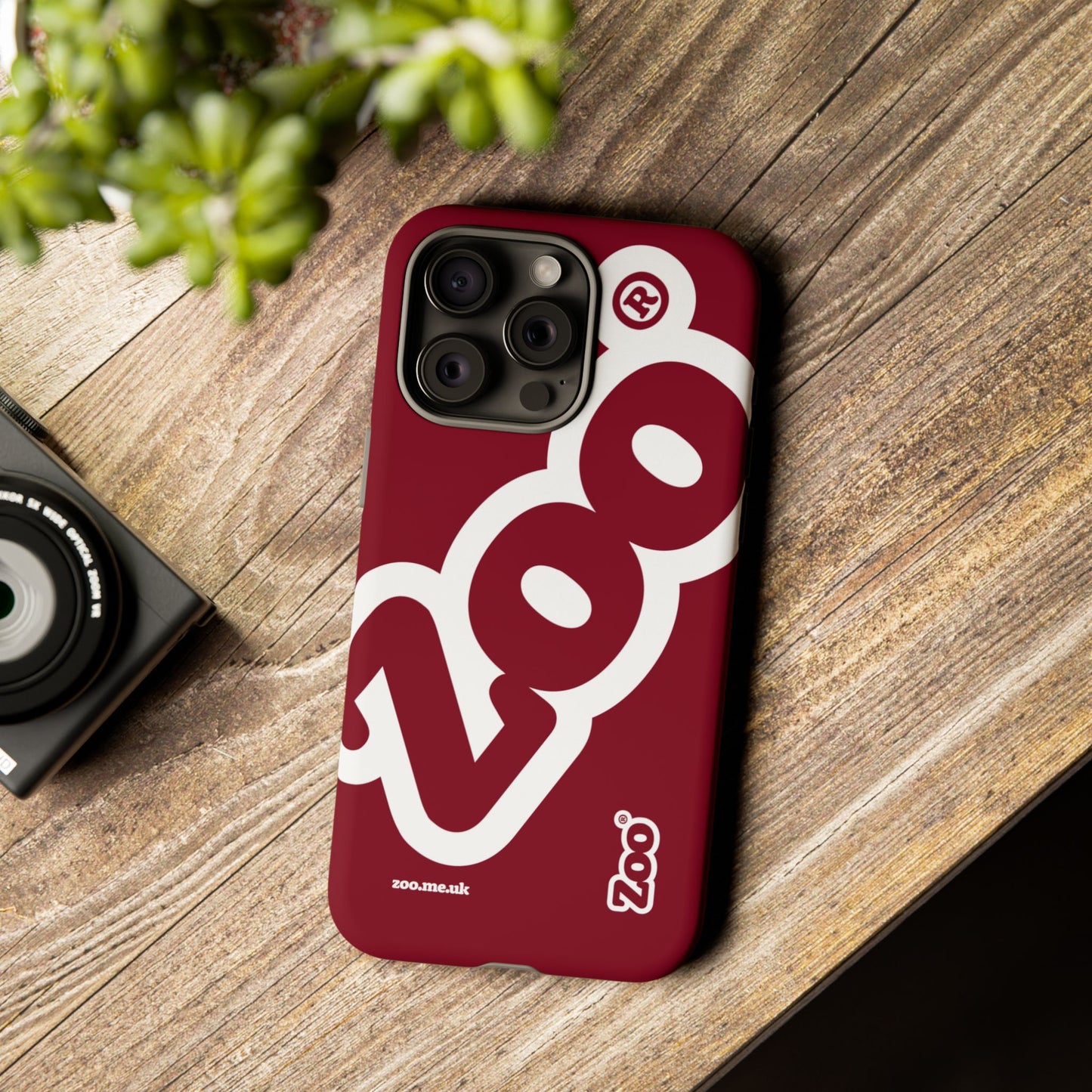 Zoo® Burgundy - Durable iPhone® Case