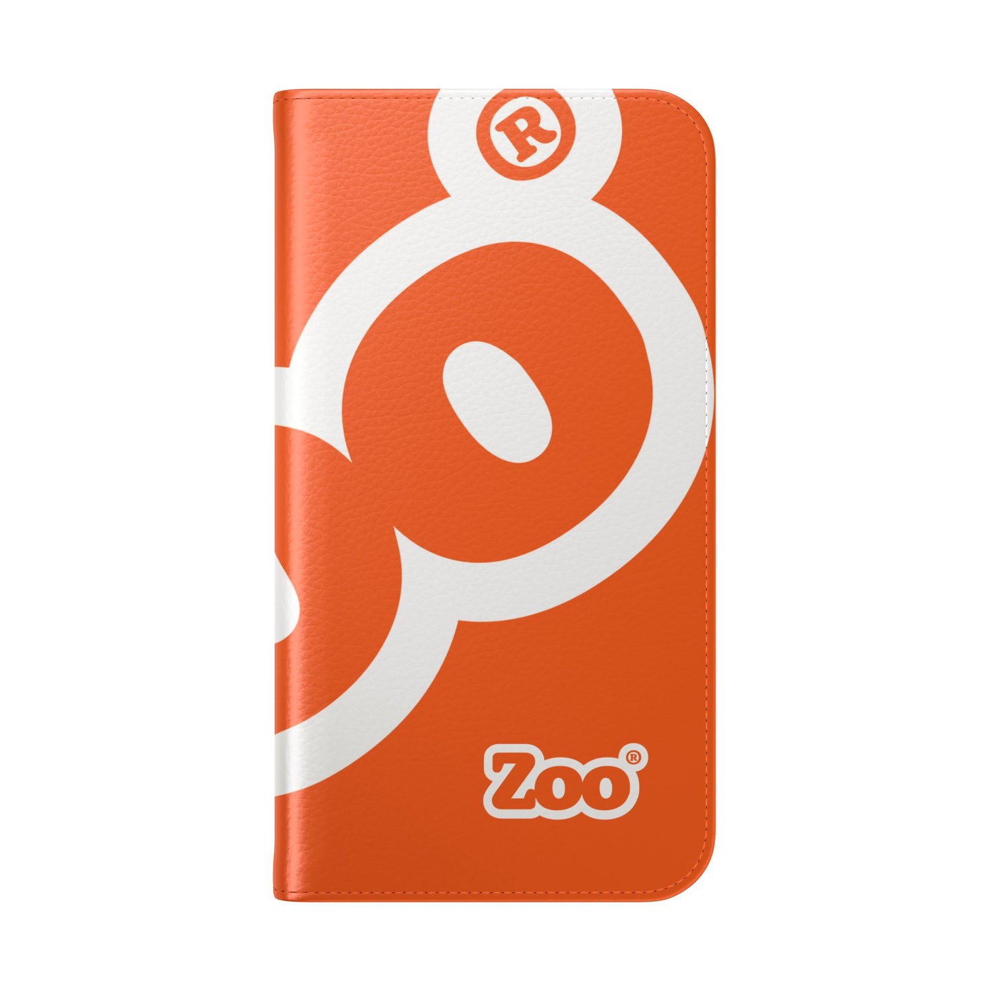 Zoo® Orange Flip Case - Phone Wallet with Card Holder