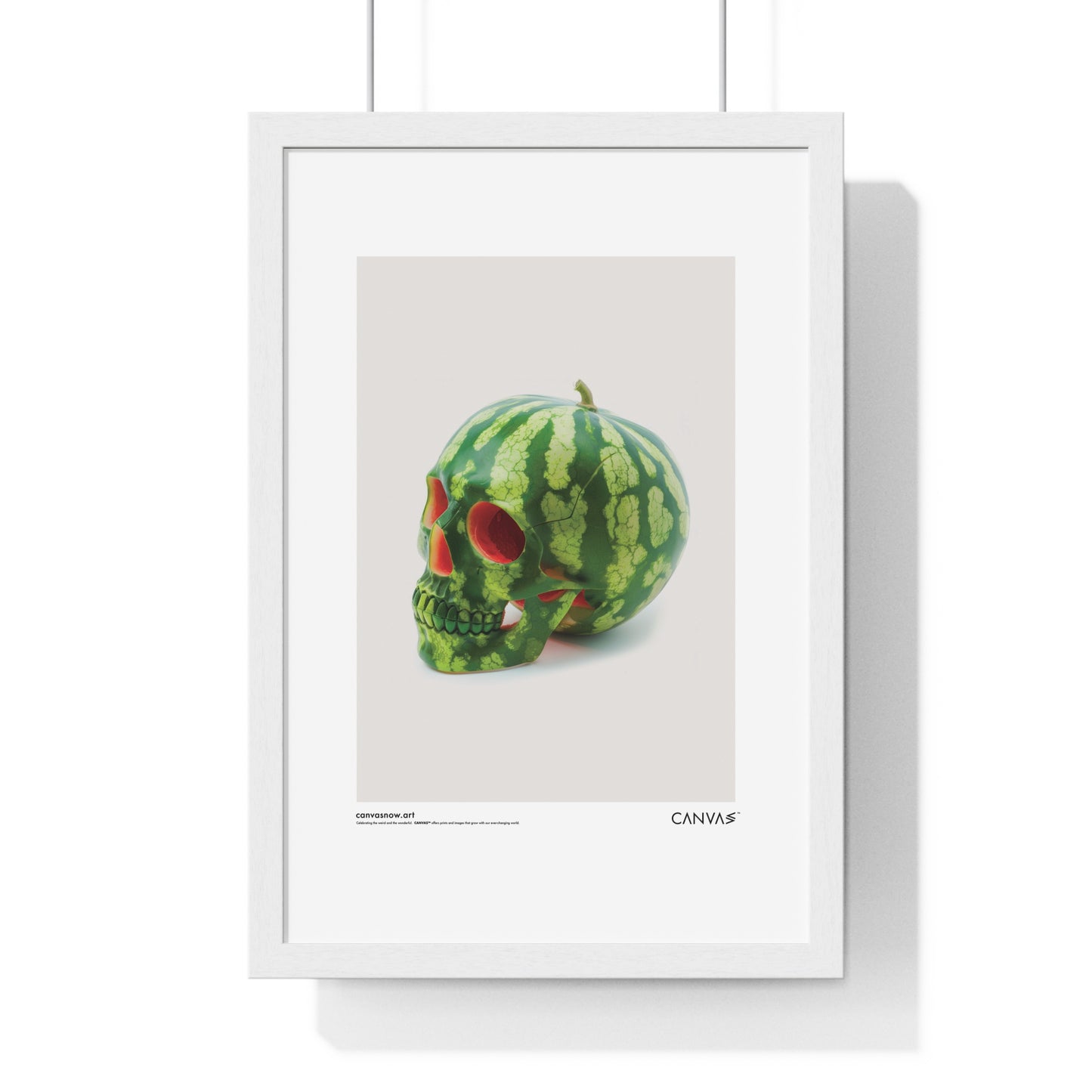 CANVAS™ MELON-SKULL Portrait Framed Poster
