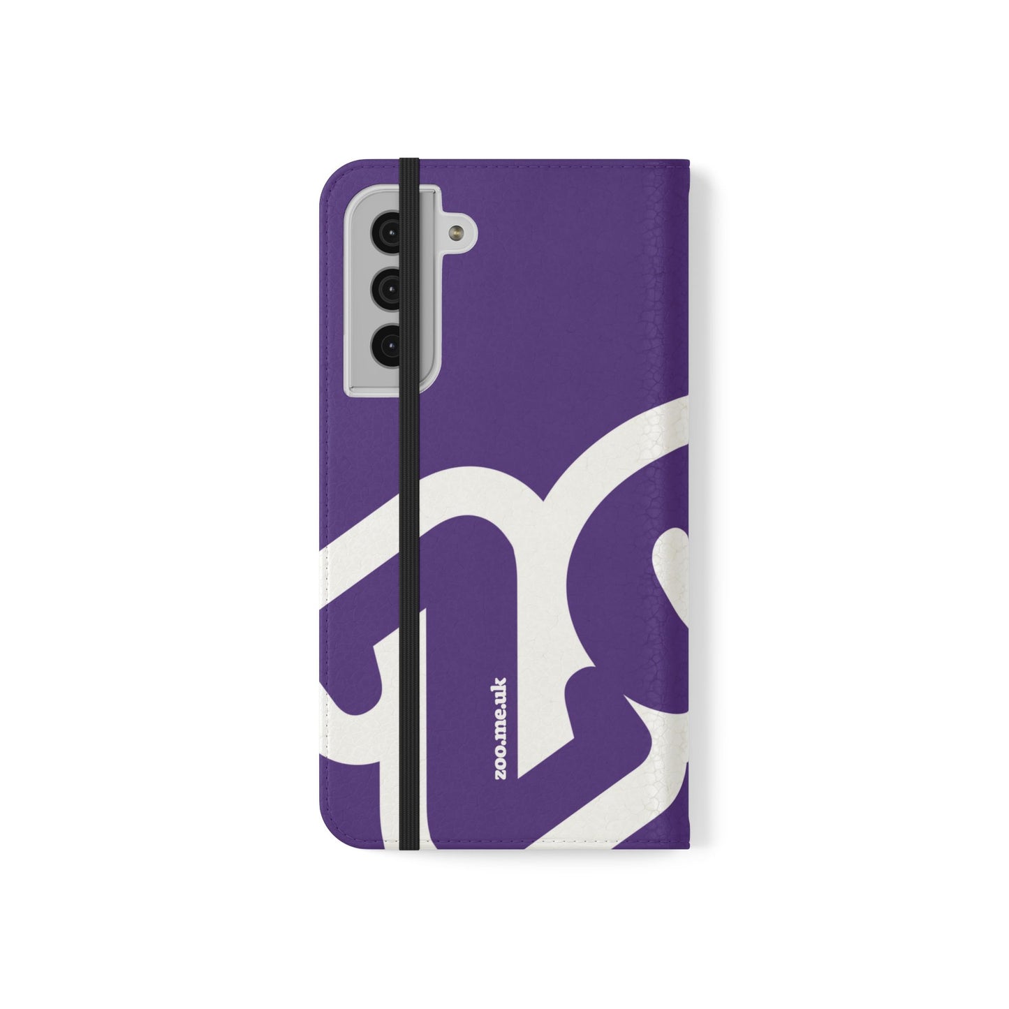 Zoo® Purple Flip Case - Phone Wallet with Card Holder