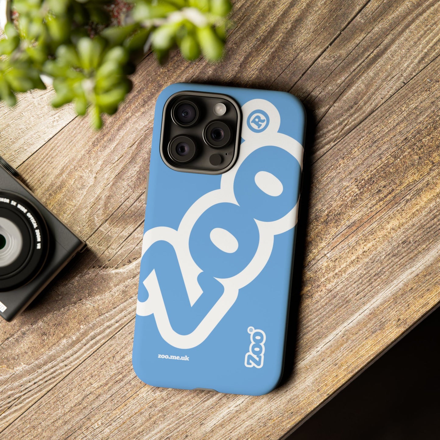 Zoo® Light Blue - Durable iPhone® Case