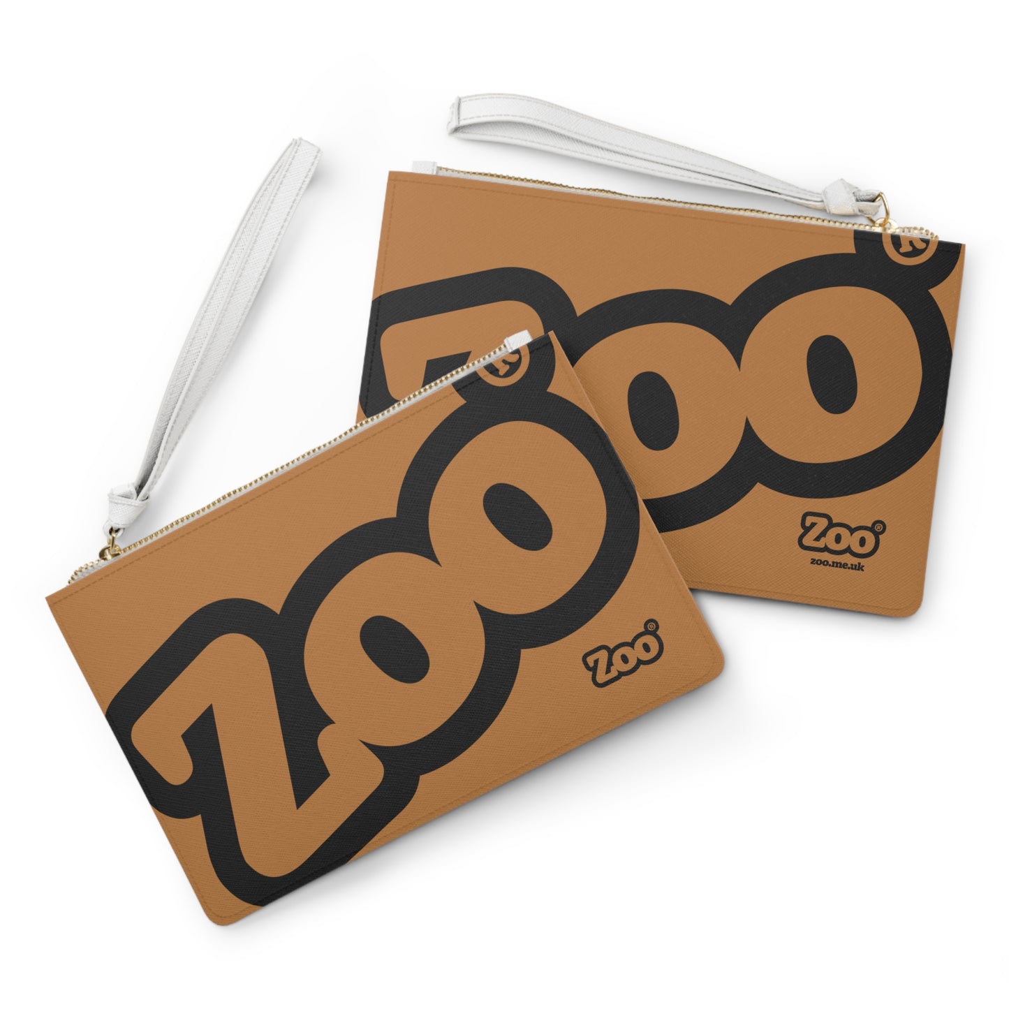 Zoo® Light Brown with Black Clutch Bag