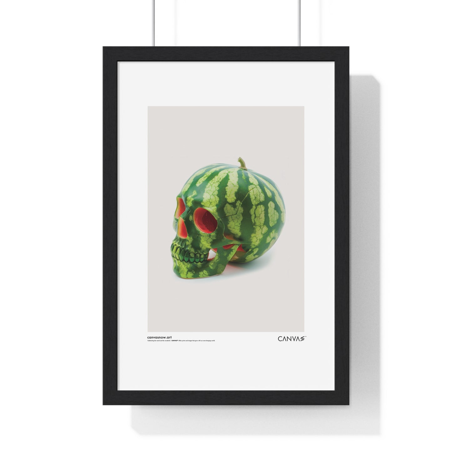 CANVAS™ MELON-SKULL Portrait Framed Poster