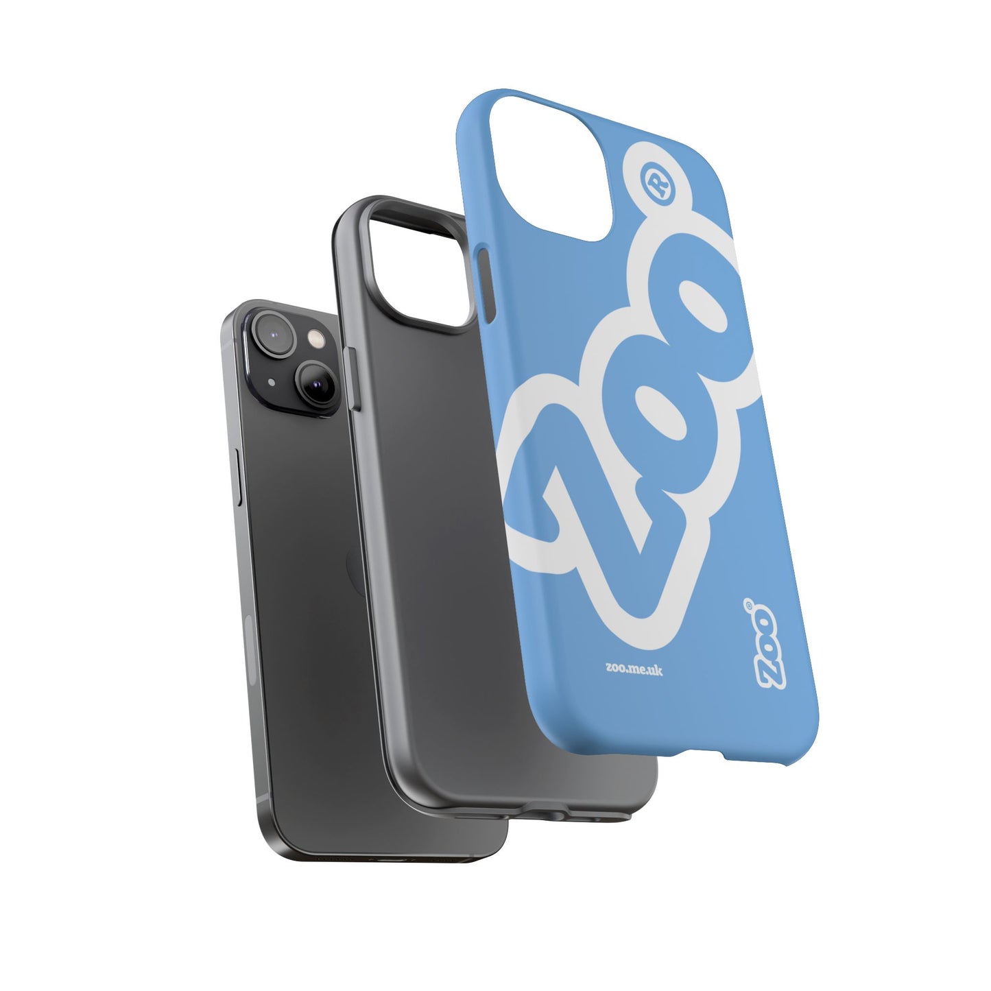 Zoo® Light Blue - Durable iPhone® Case