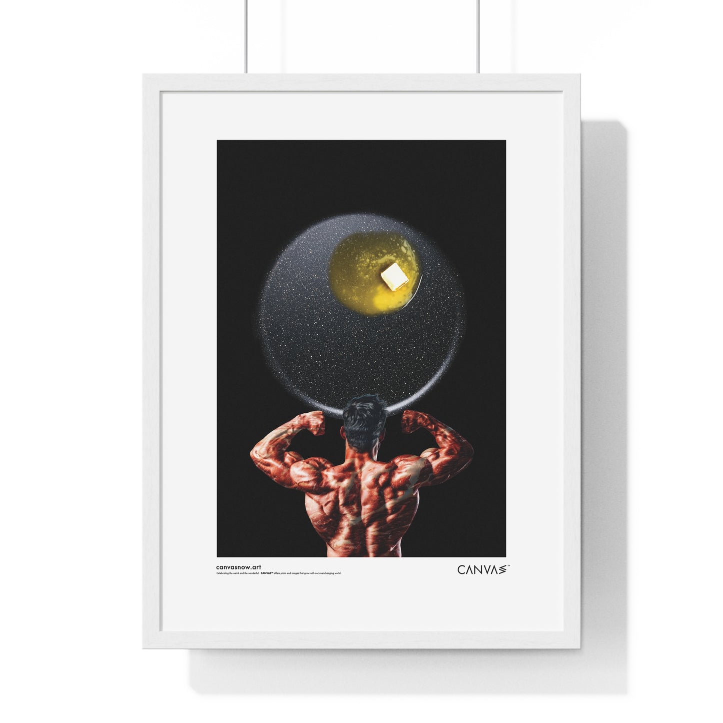 CANVAS™ UNDER-A-TEFLON-SKY Portrait Framed Poster