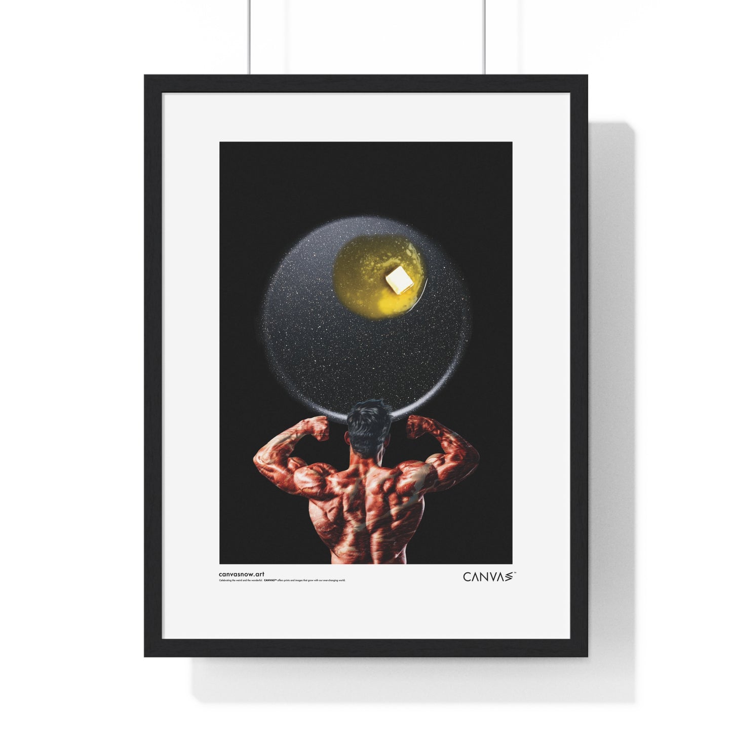 CANVAS™ UNDER-A-TEFLON-SKY Portrait Framed Poster