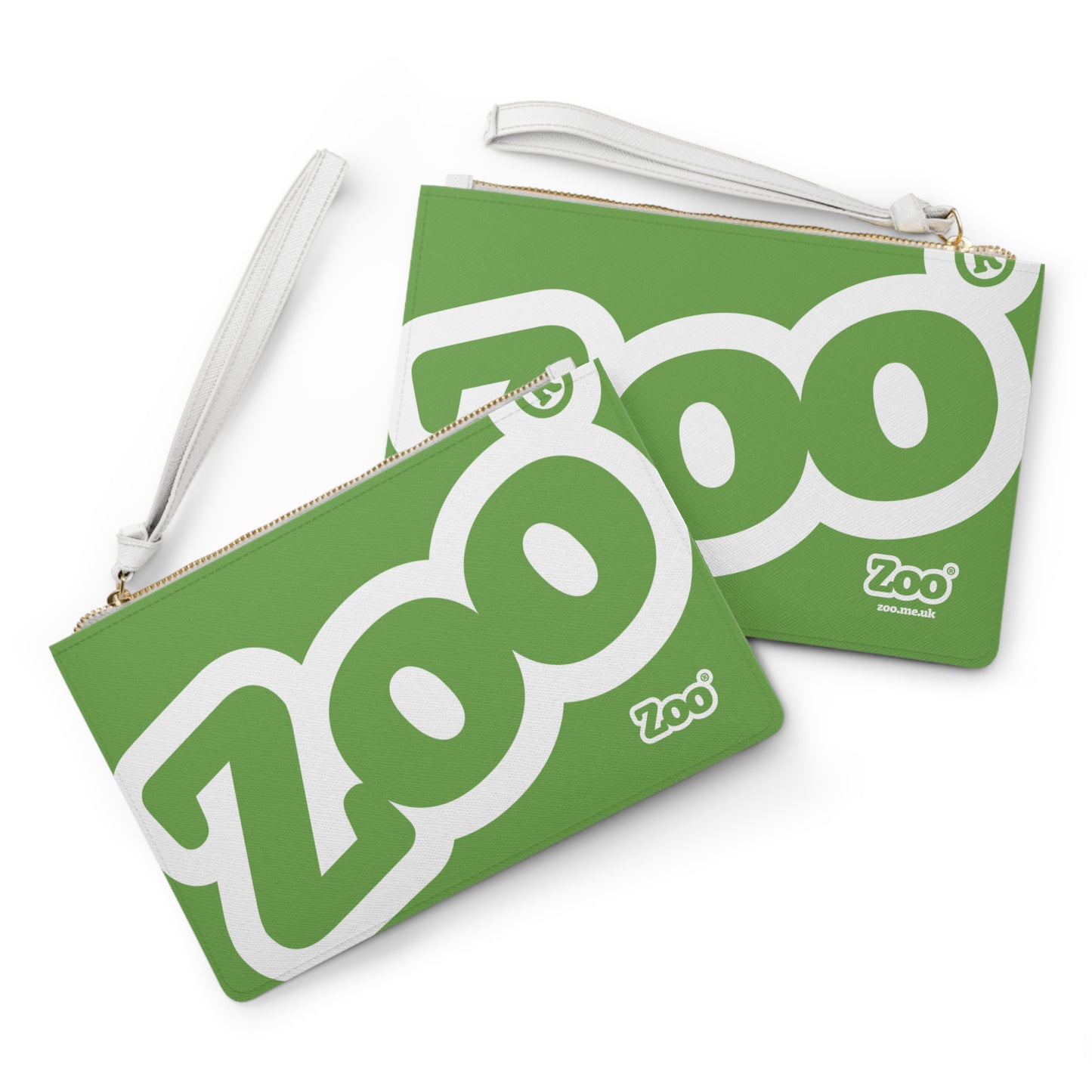 Zoo® Light Green with White Clutch Bag