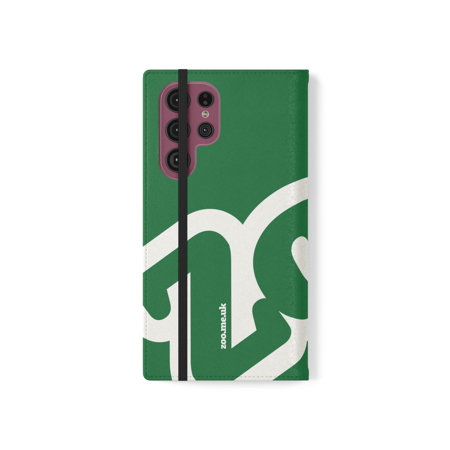 Zoo® Dark Green Flip Case - Phone Wallet with Card Holder