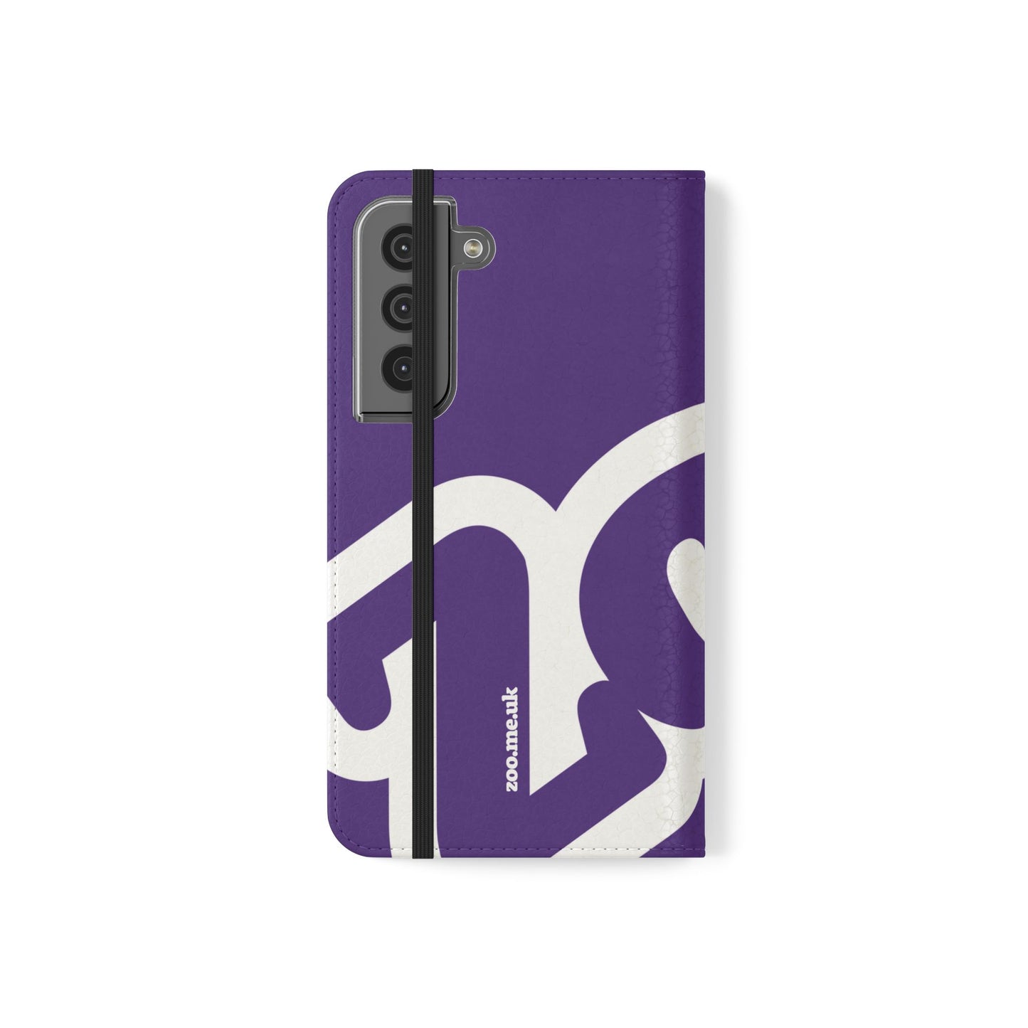 Zoo® Purple Flip Case - Phone Wallet with Card Holder