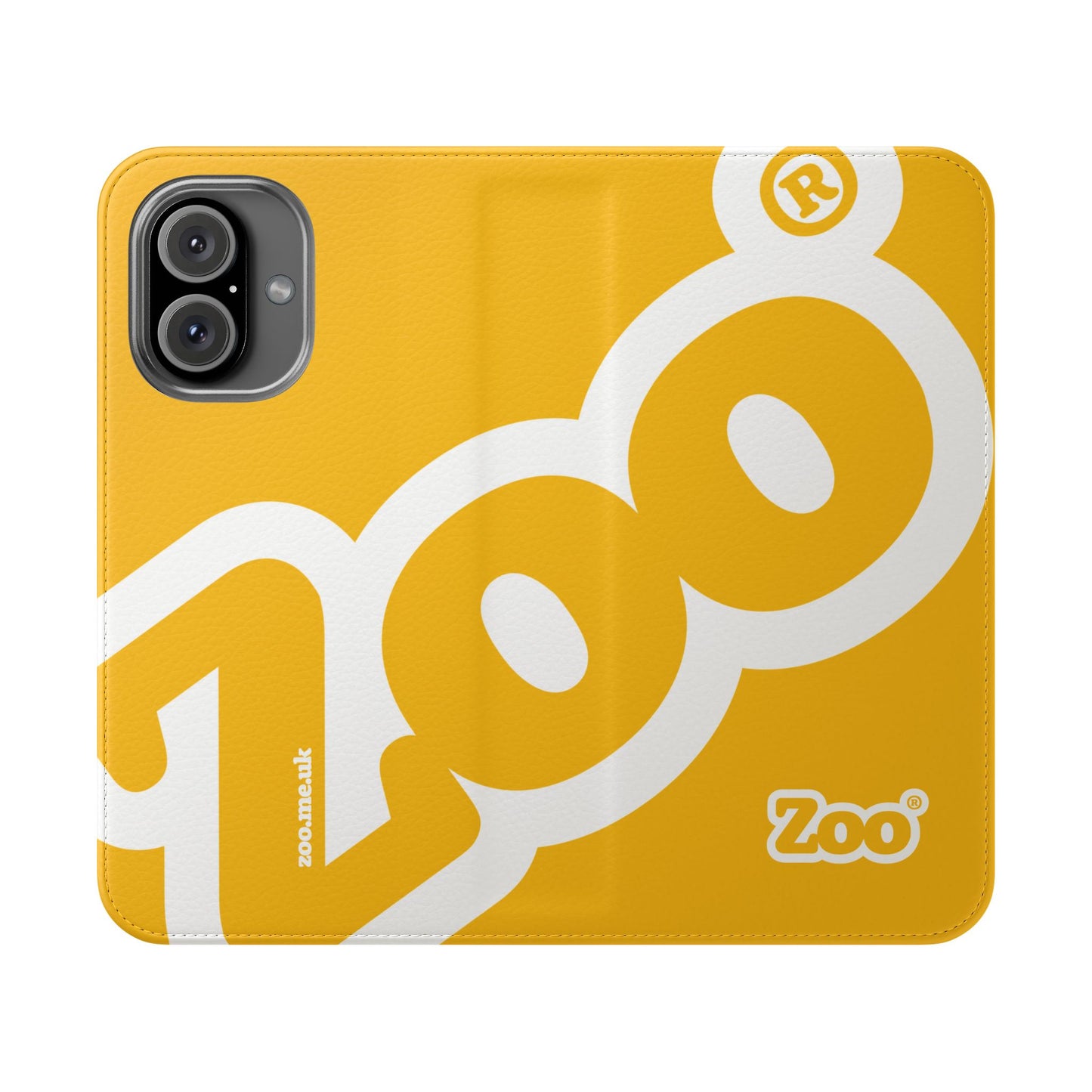 Zoo® Yellow Flip Case - Phone Wallet with Card Holder