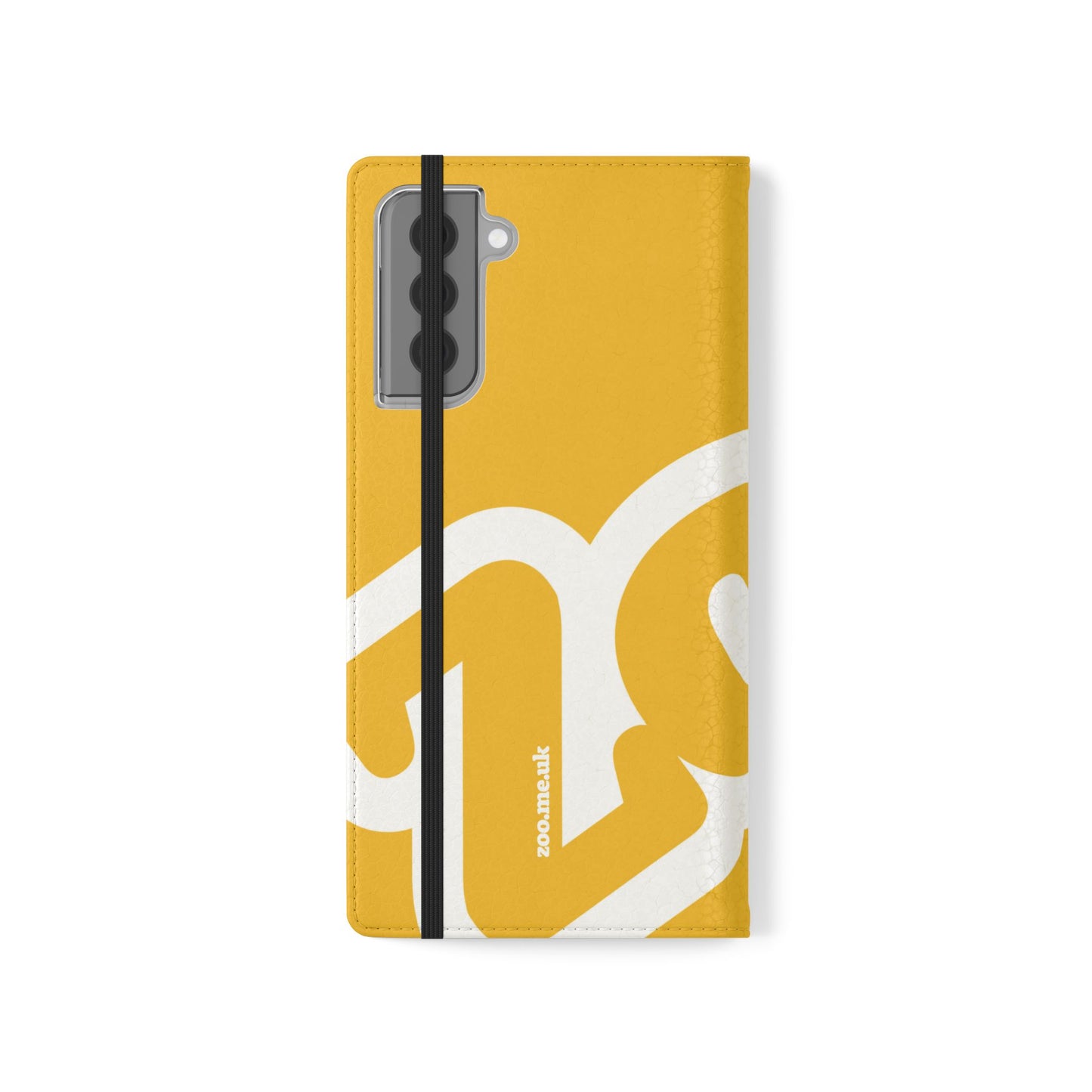 Zoo® Yellow Flip Case - Phone Wallet with Card Holder