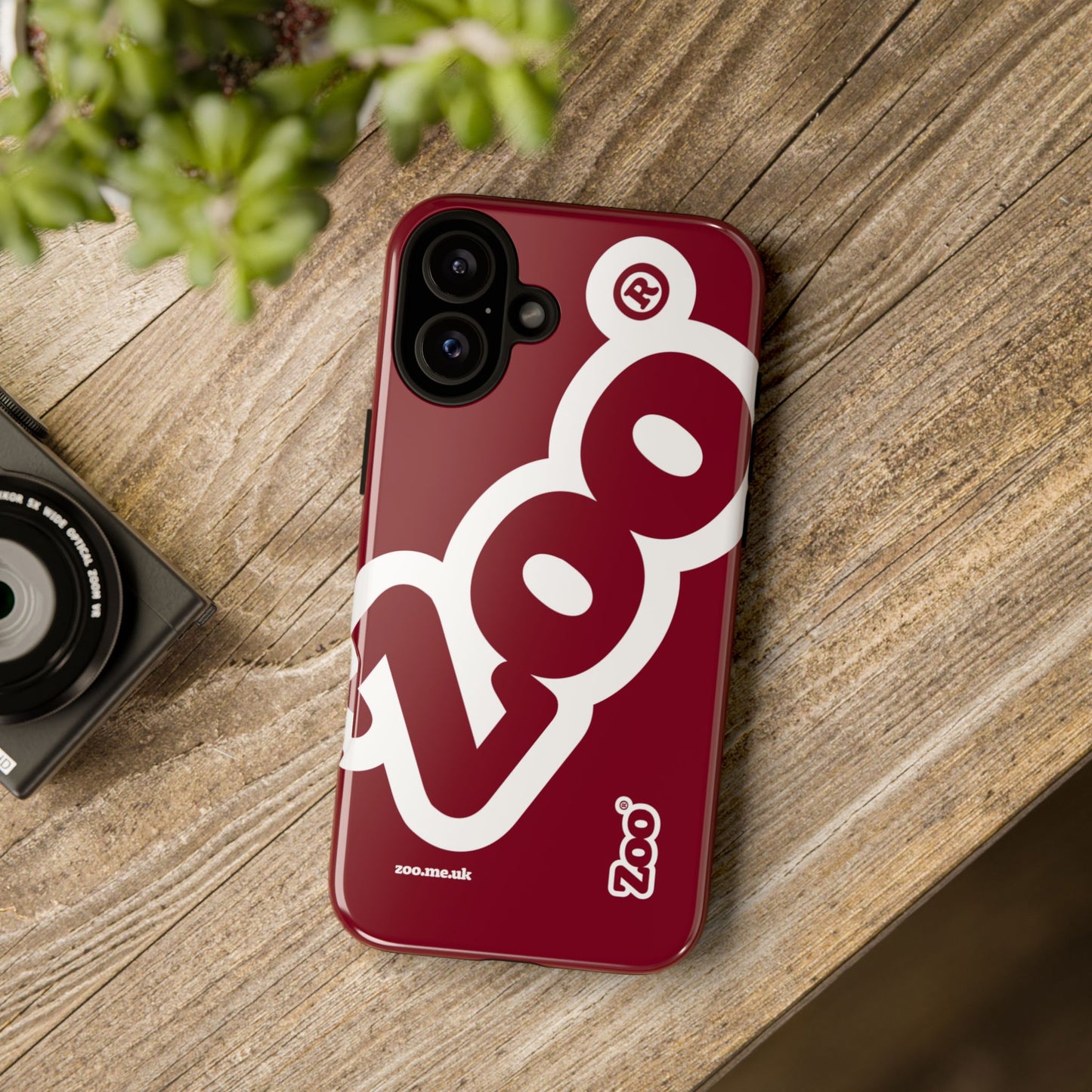 Zoo® Burgundy - Durable iPhone® Case