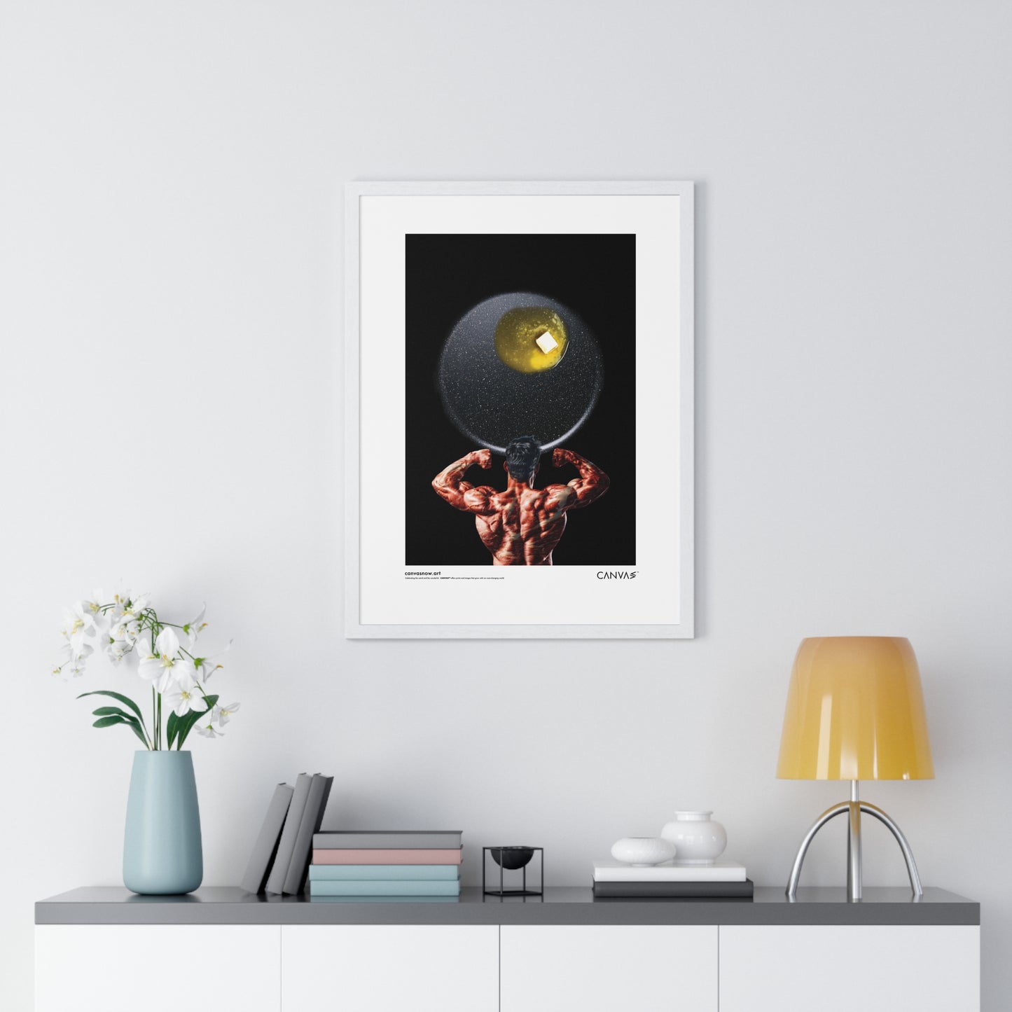 CANVAS™ UNDER-A-TEFLON-SKY Portrait Framed Poster
