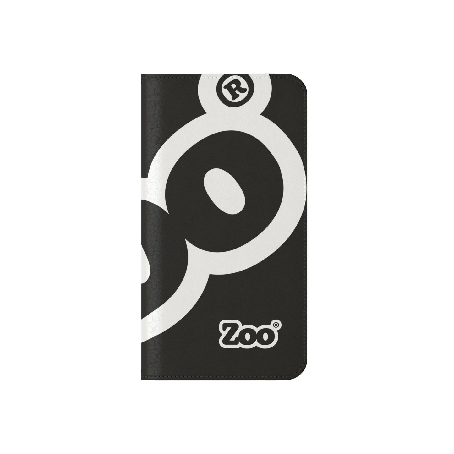 Zoo® Black Flip Case - Phone Wallet with Card Holder