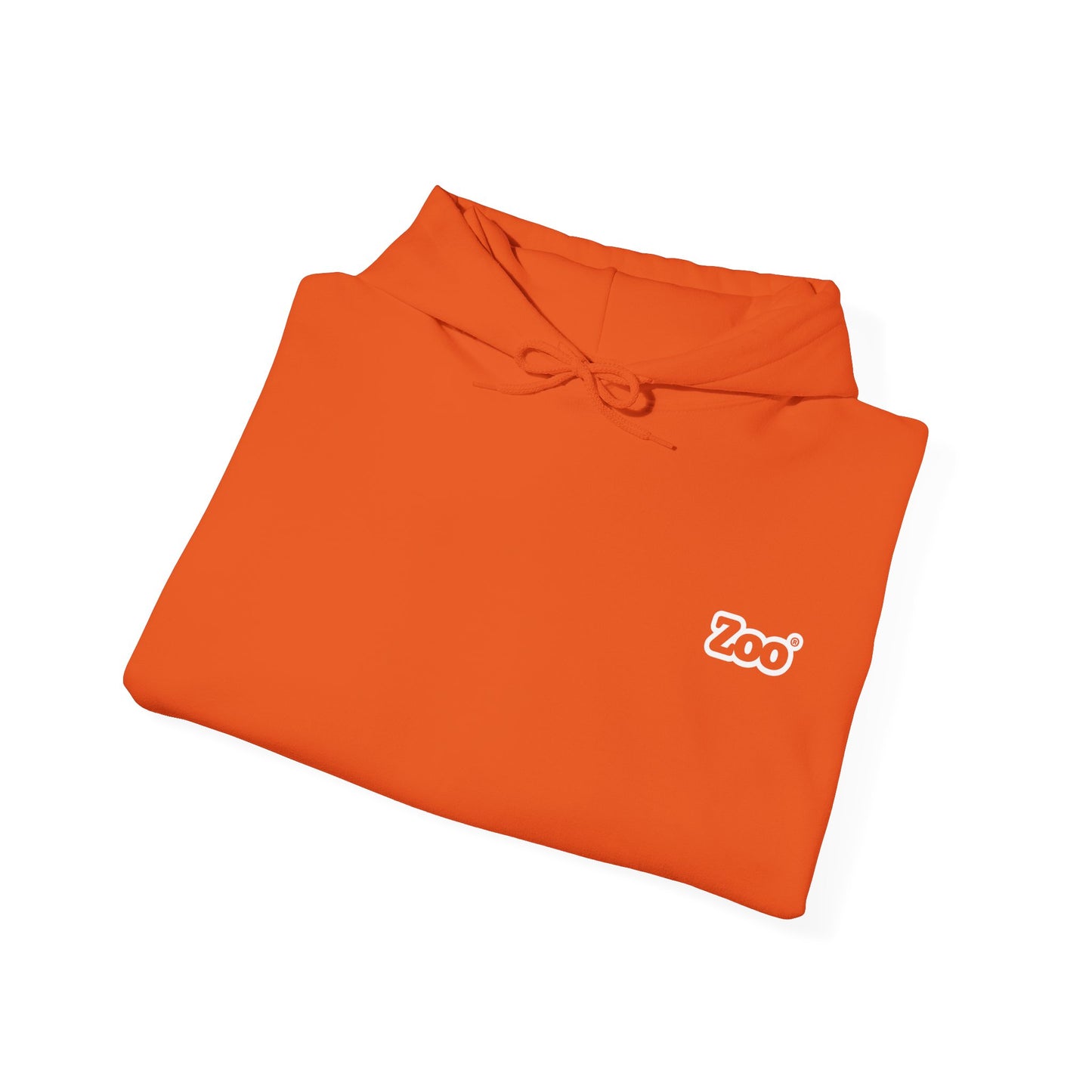 Zoo® White Logo on Orange - Unisex Heavy Blend™ Hoodie