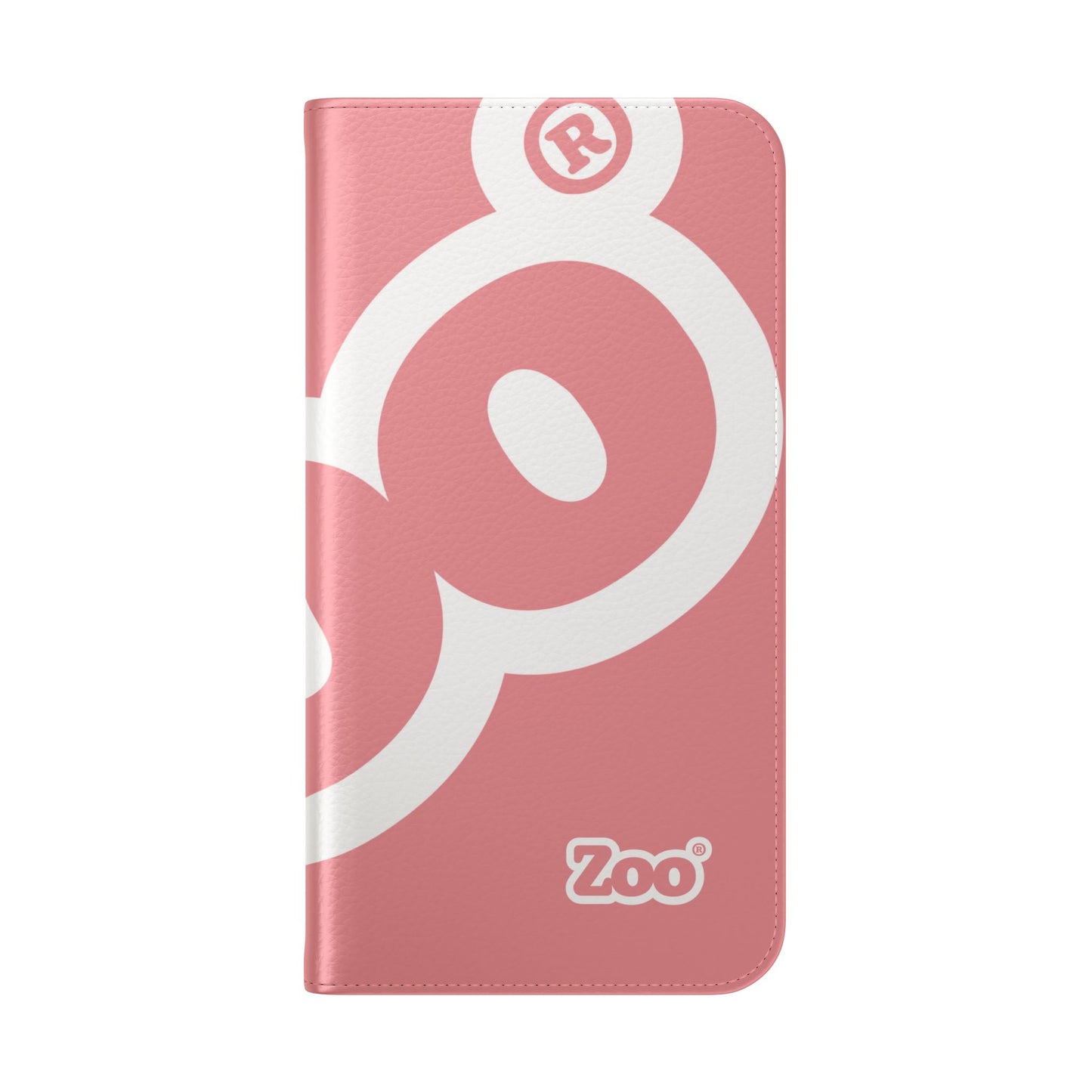 Zoo® Rose Pink Flip Case - Phone Wallet with Card Holder