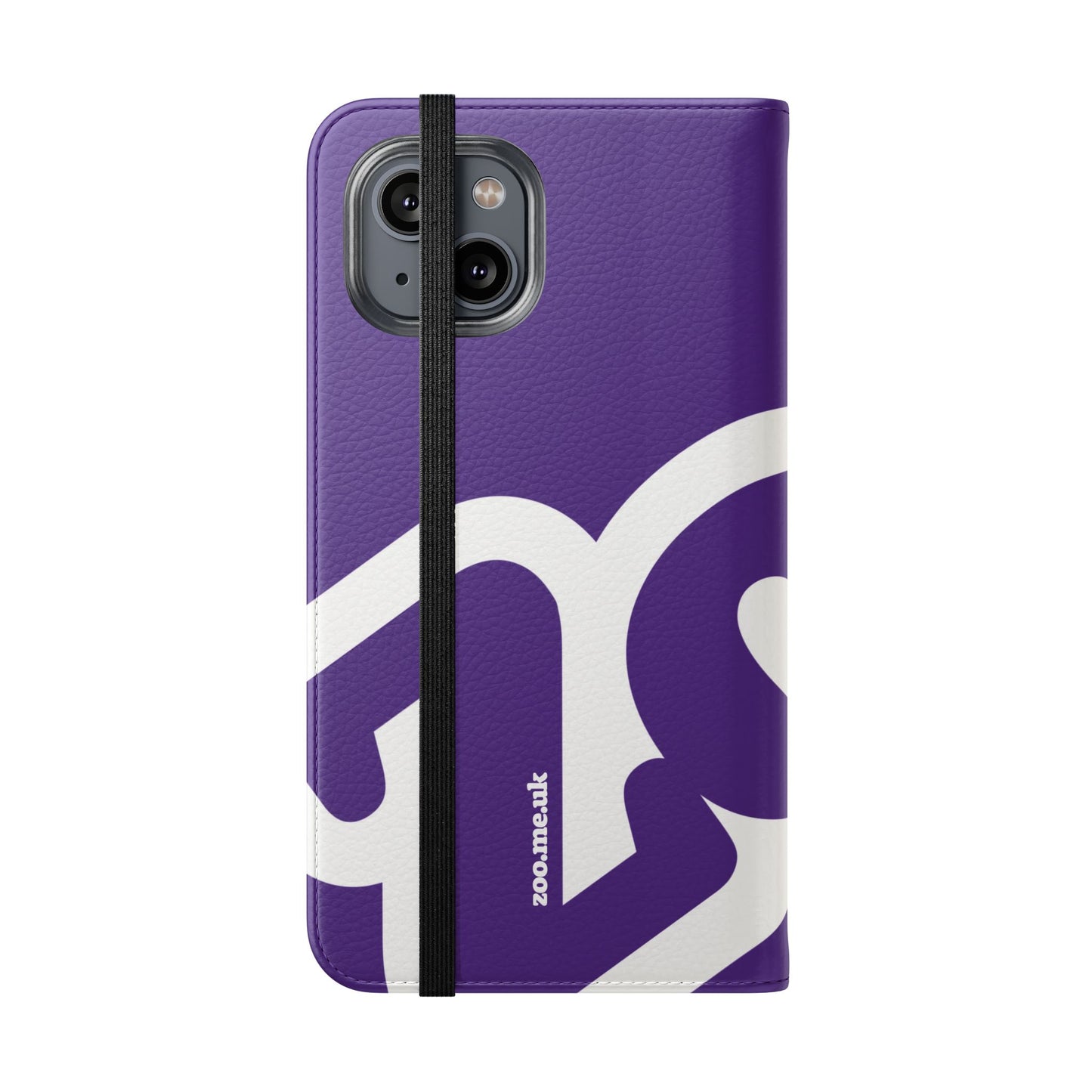 Zoo® Purple Flip Case - Phone Wallet with Card Holder