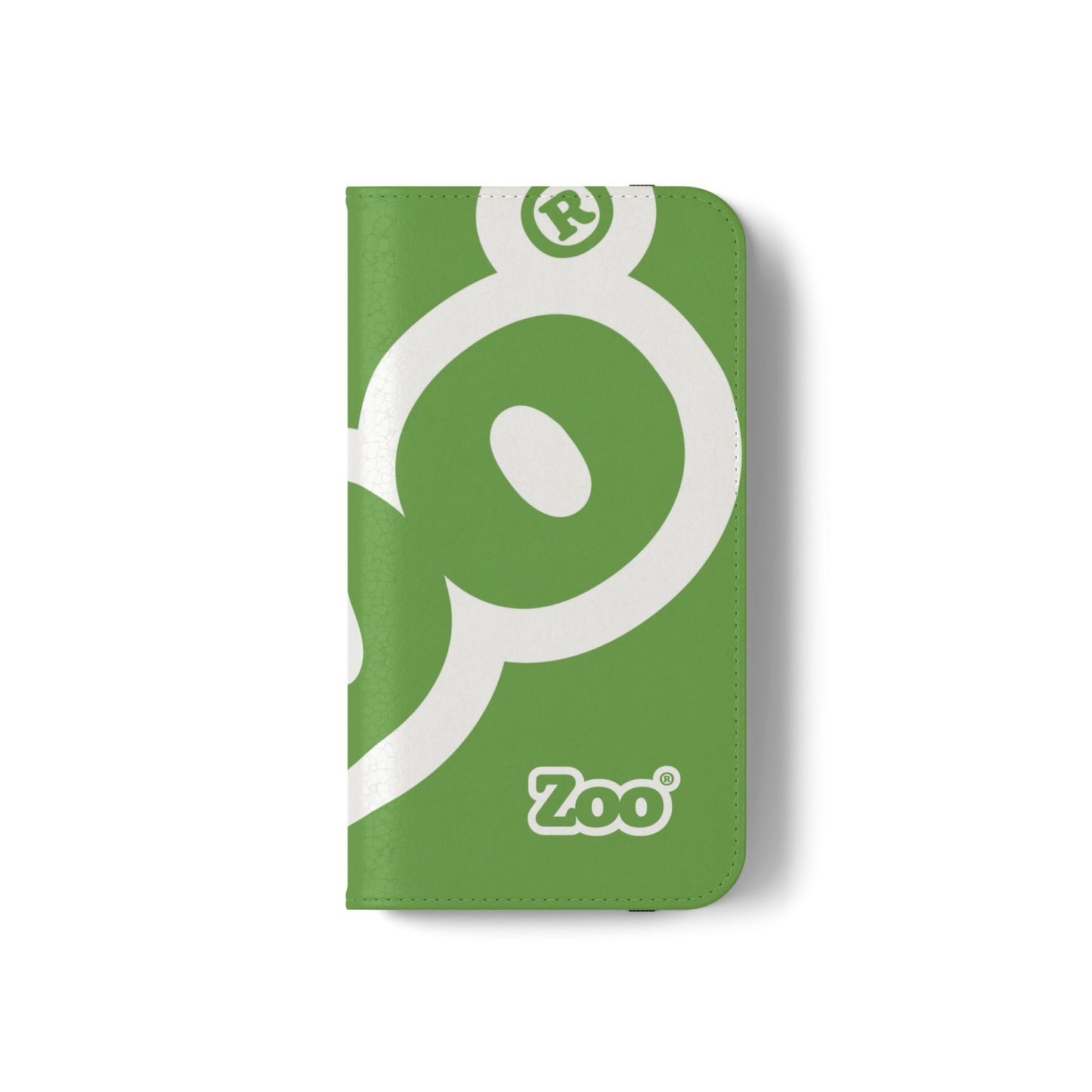 Zoo® Light Green Flip Case - Phone Wallet with Card Holder