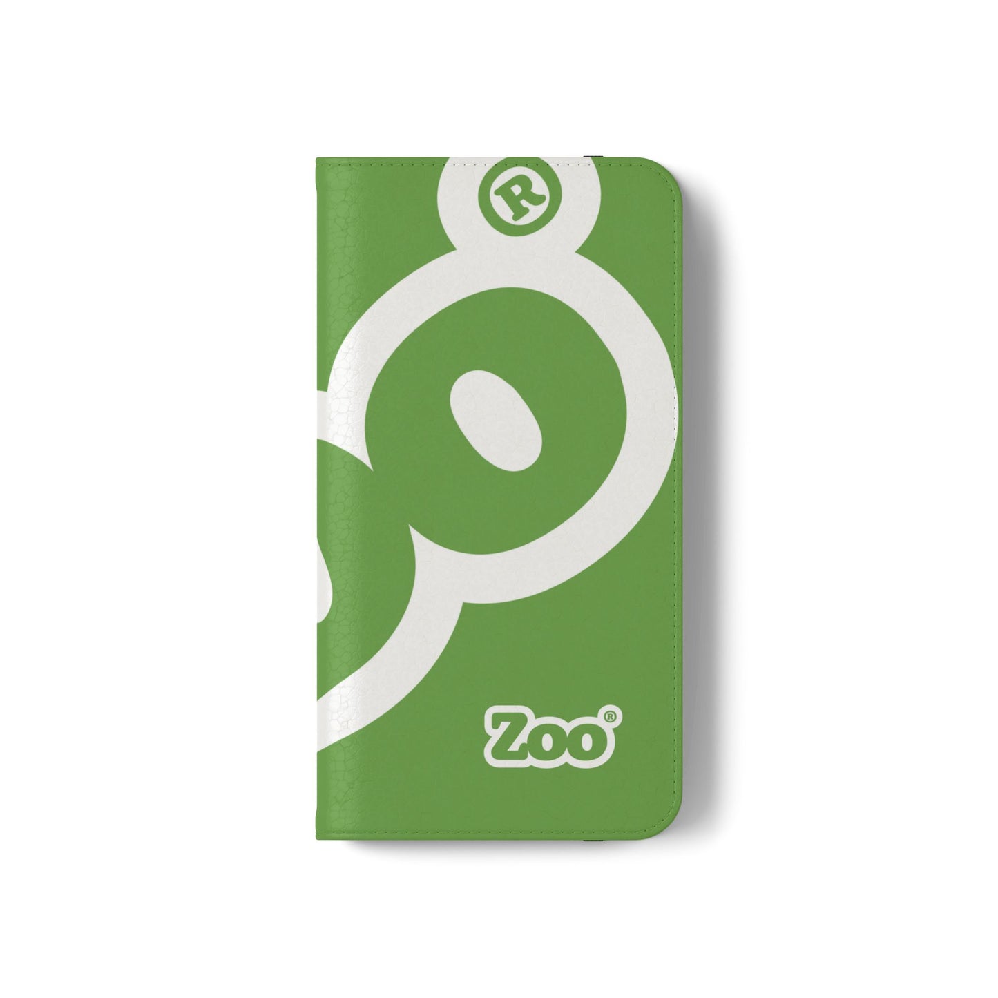 Zoo® Light Green Flip Case - Phone Wallet with Card Holder