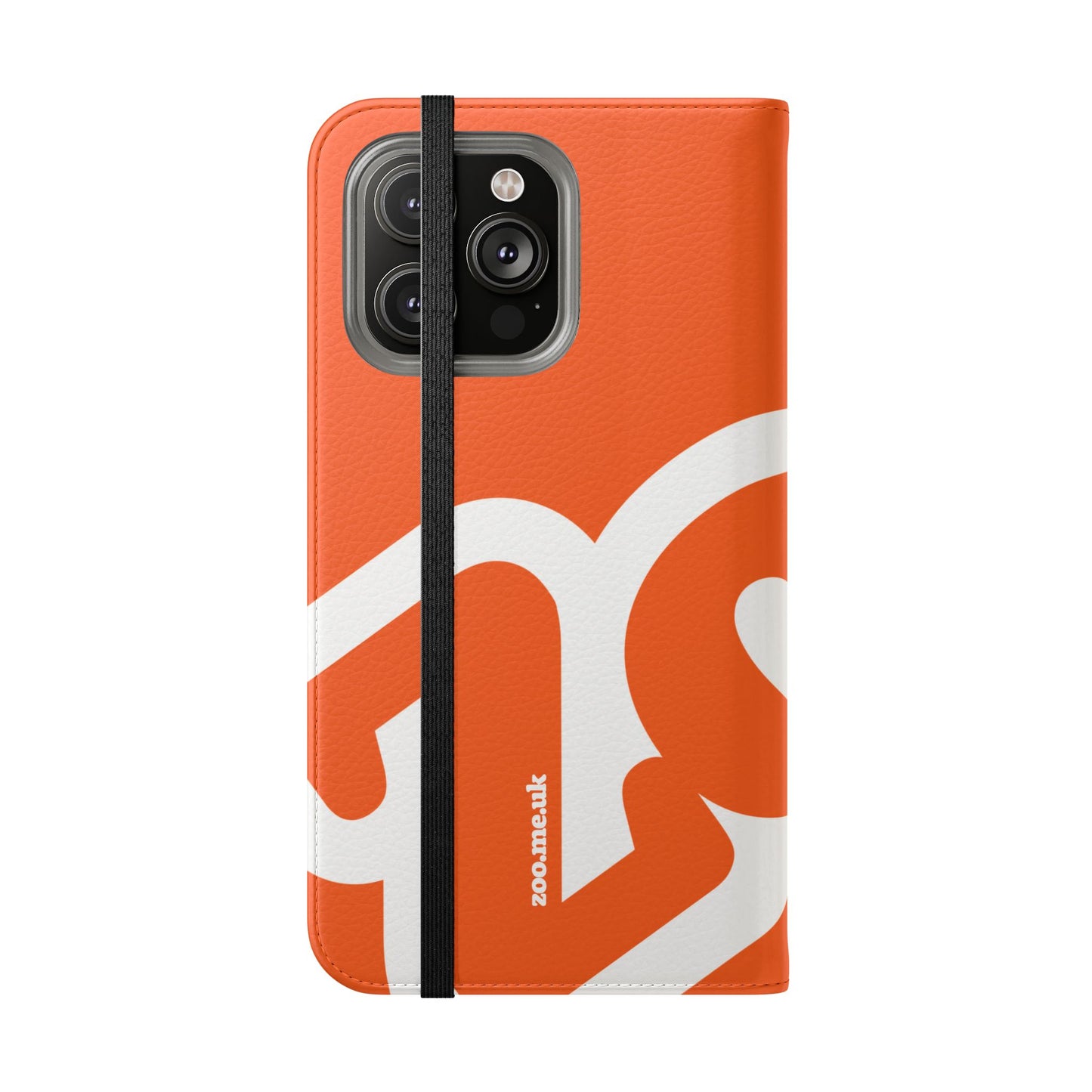 Zoo® Orange Flip Case - Phone Wallet with Card Holder