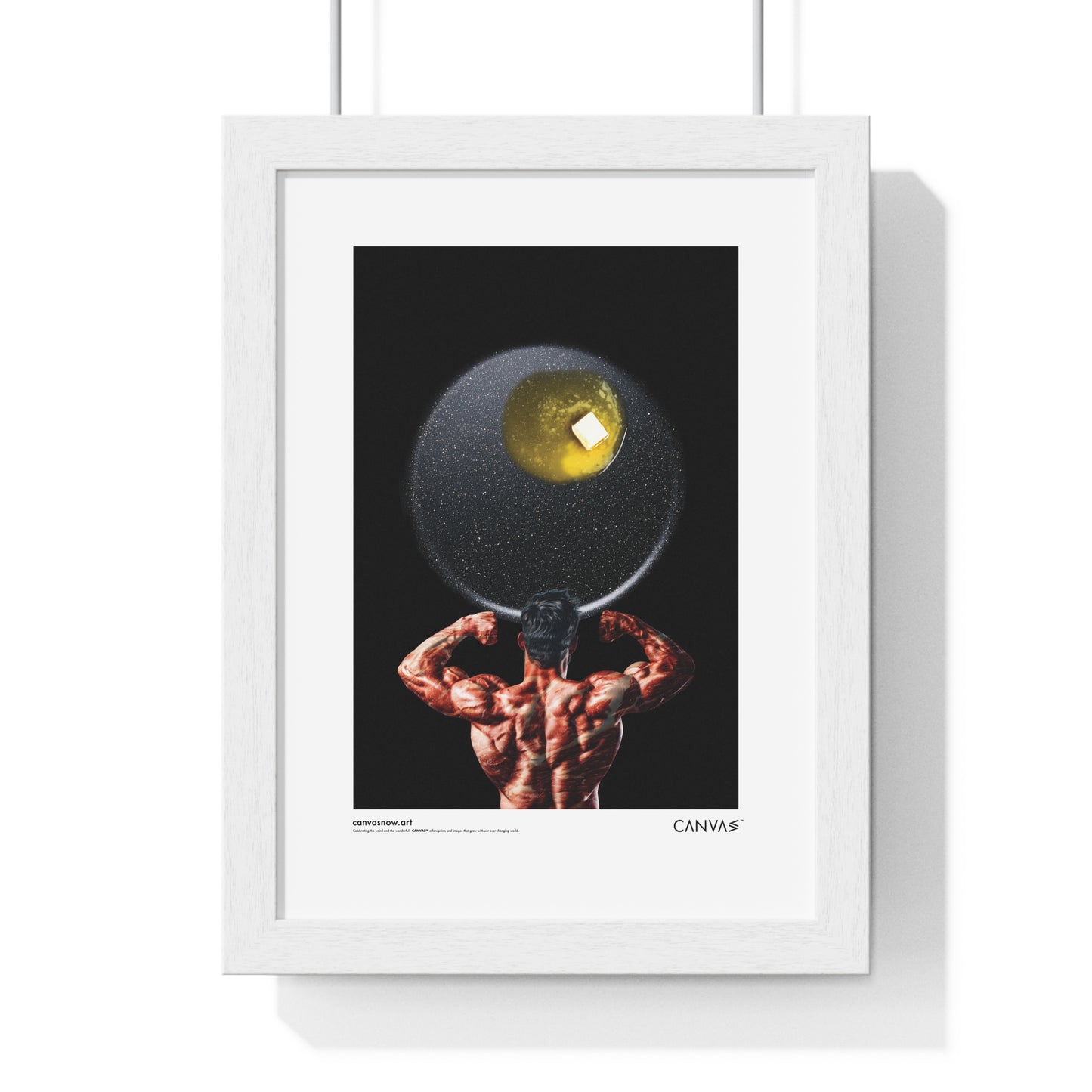 CANVAS™ UNDER-A-TEFLON-SKY Portrait Framed Poster