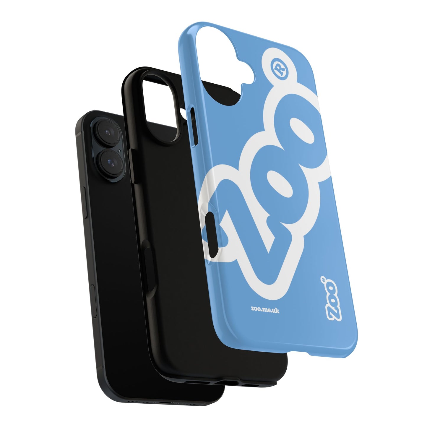 Zoo® Light Blue - Durable iPhone® Case