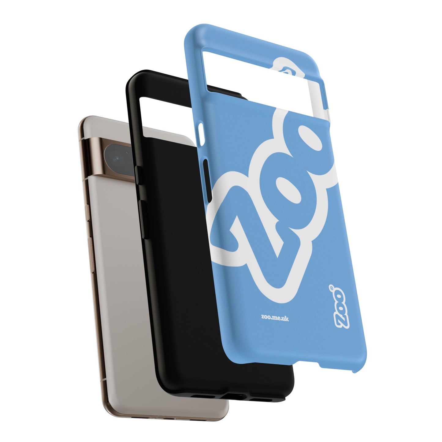 Zoo® Light Blue - Durable iPhone® Case