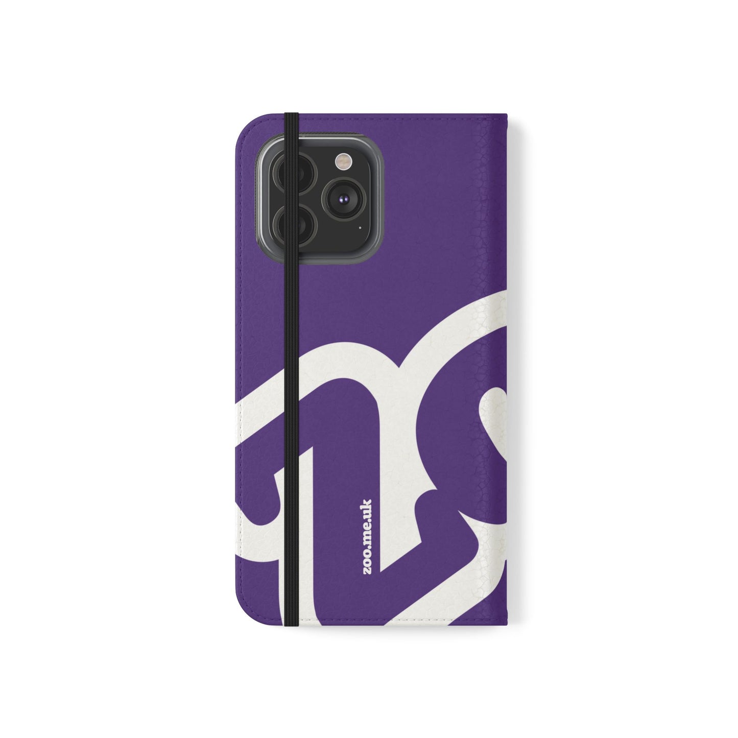 Zoo® Purple Flip Case - Phone Wallet with Card Holder