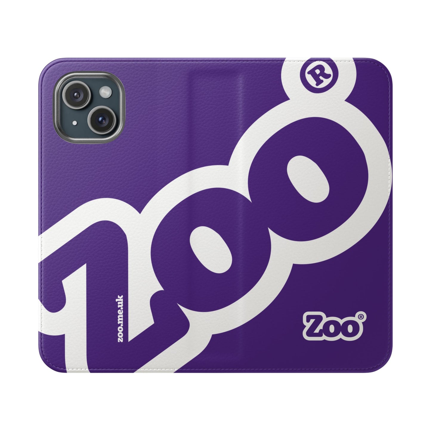 Zoo® Purple Flip Case - Phone Wallet with Card Holder