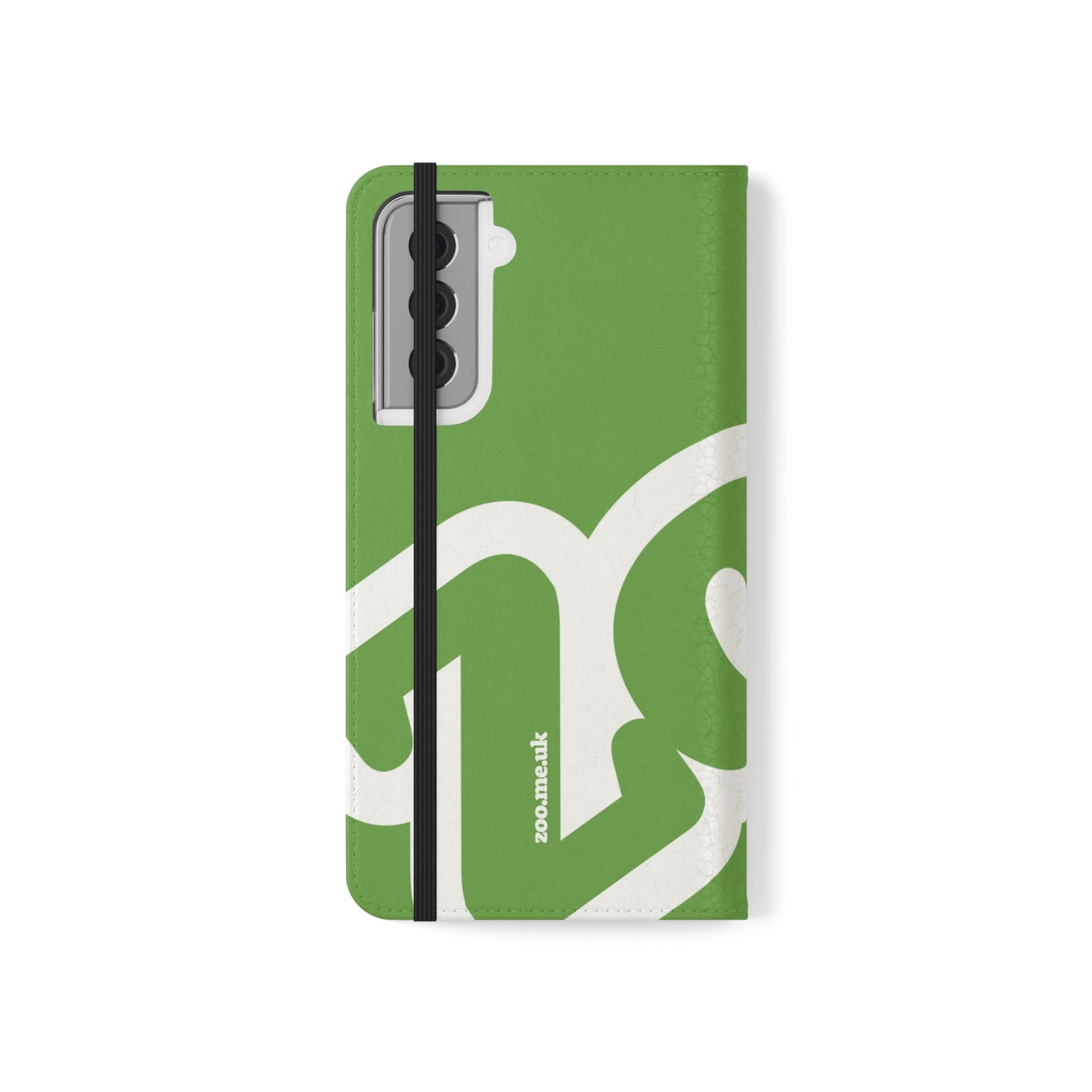 Zoo® Light Green Flip Case - Phone Wallet with Card Holder