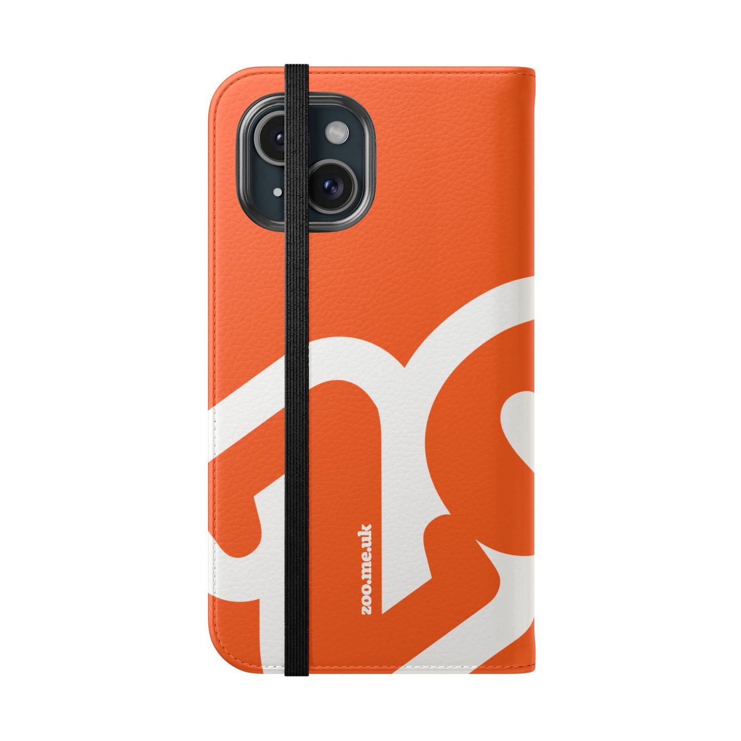 Zoo® Orange Flip Case - Phone Wallet with Card Holder