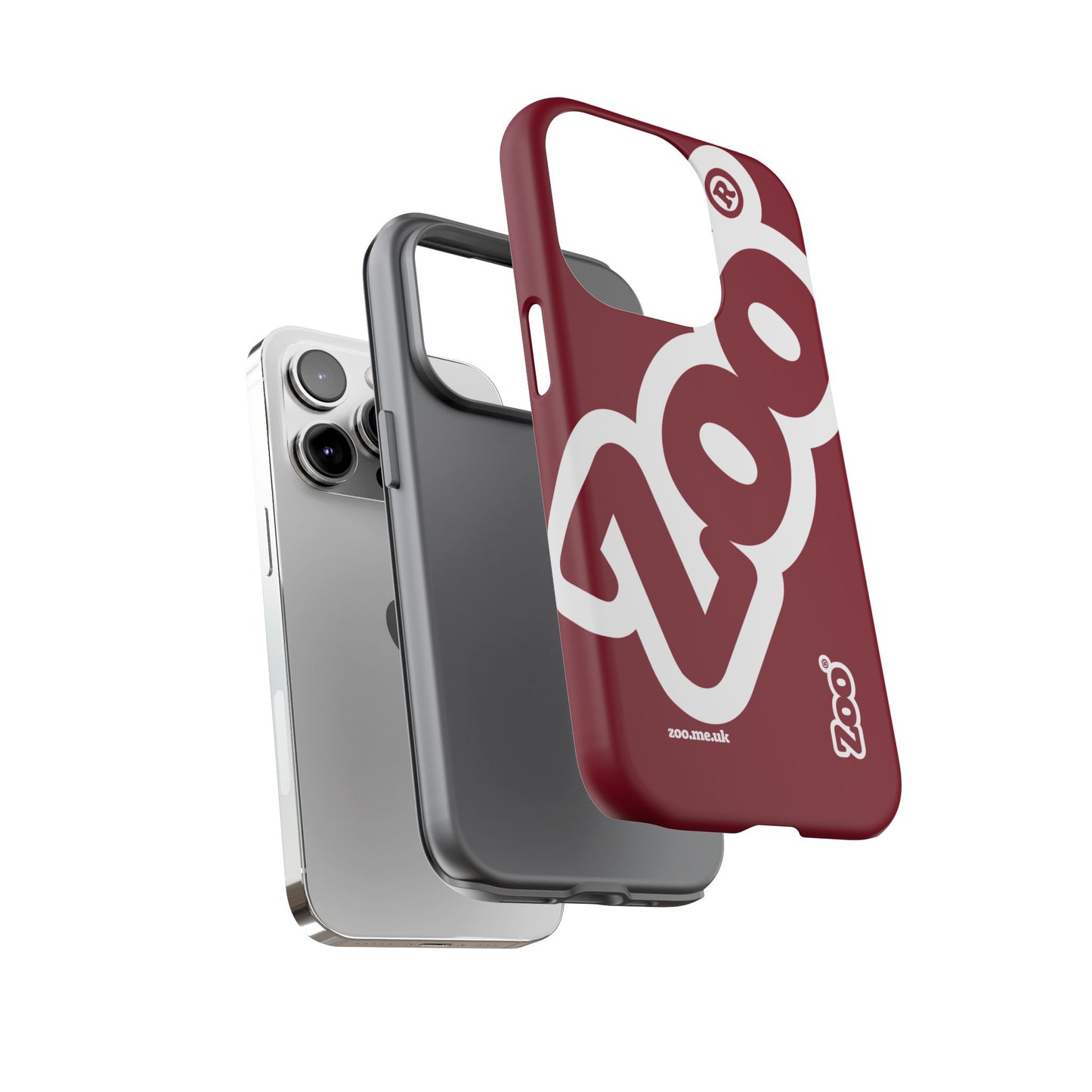 Zoo® Burgundy - Durable iPhone® Case