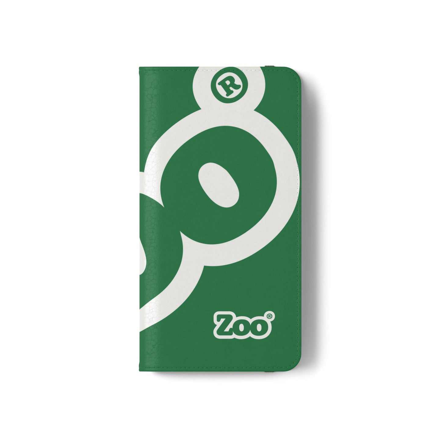 Zoo® Dark Green Flip Case - Phone Wallet with Card Holder