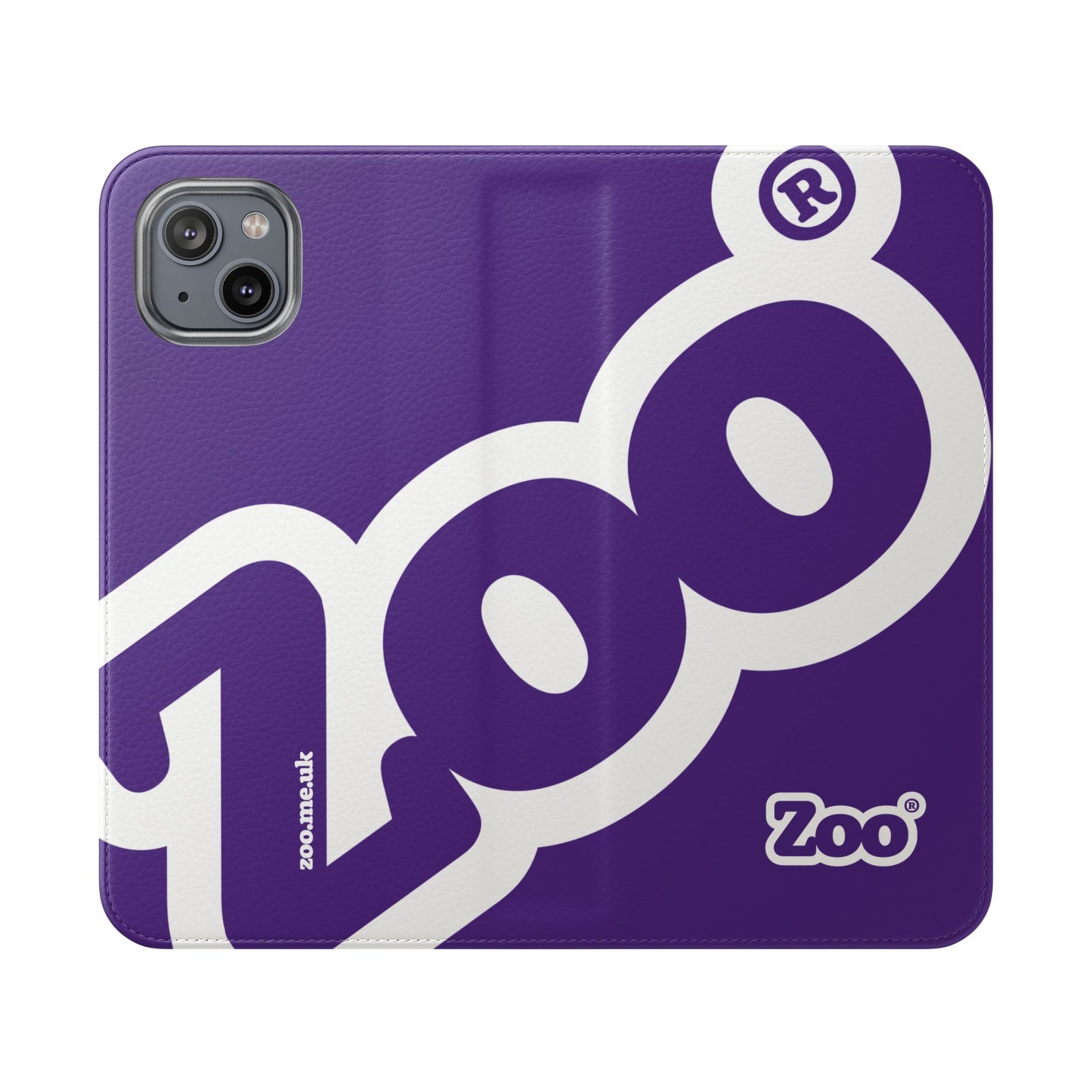 Zoo® Purple Flip Case - Phone Wallet with Card Holder