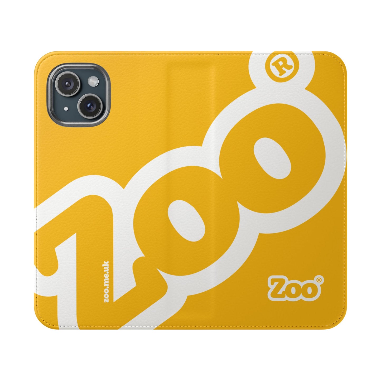 Zoo® Yellow Flip Case - Phone Wallet with Card Holder