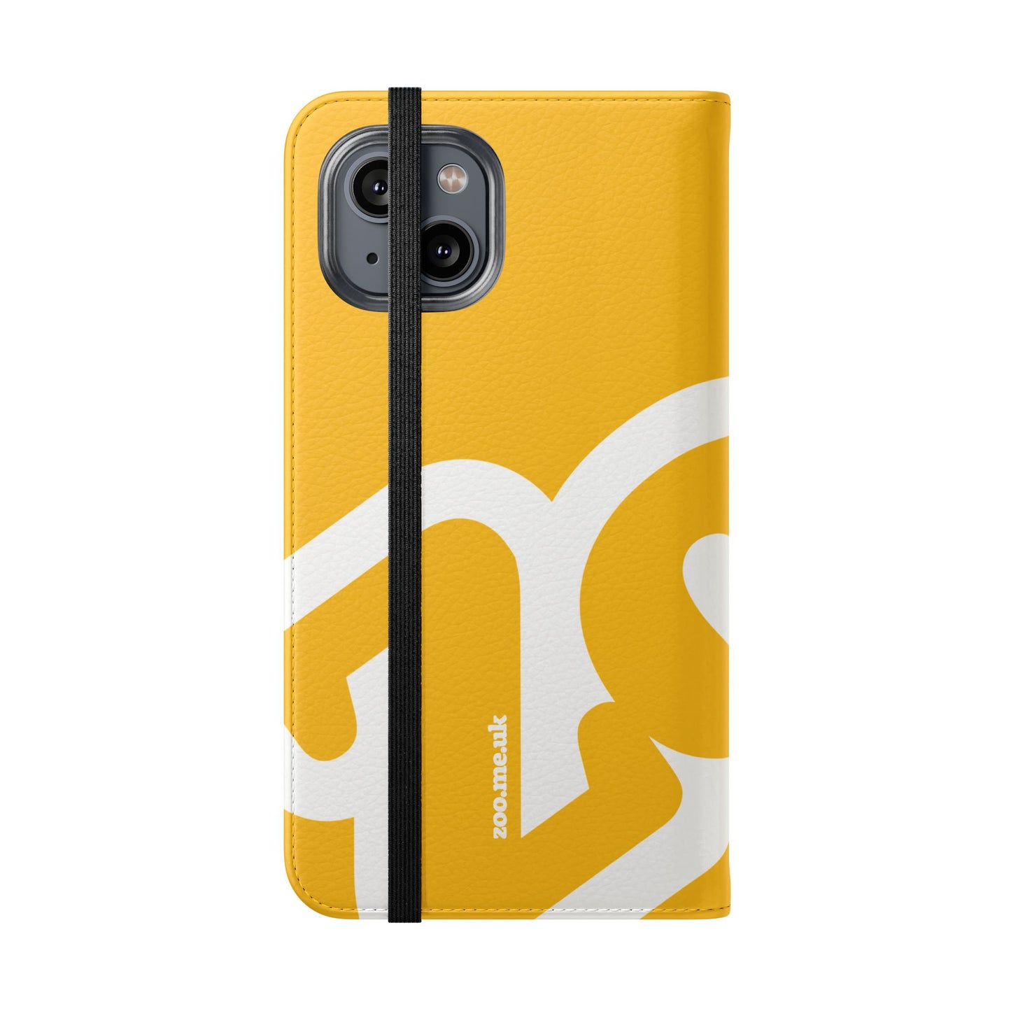 Zoo® Yellow Flip Case - Phone Wallet with Card Holder