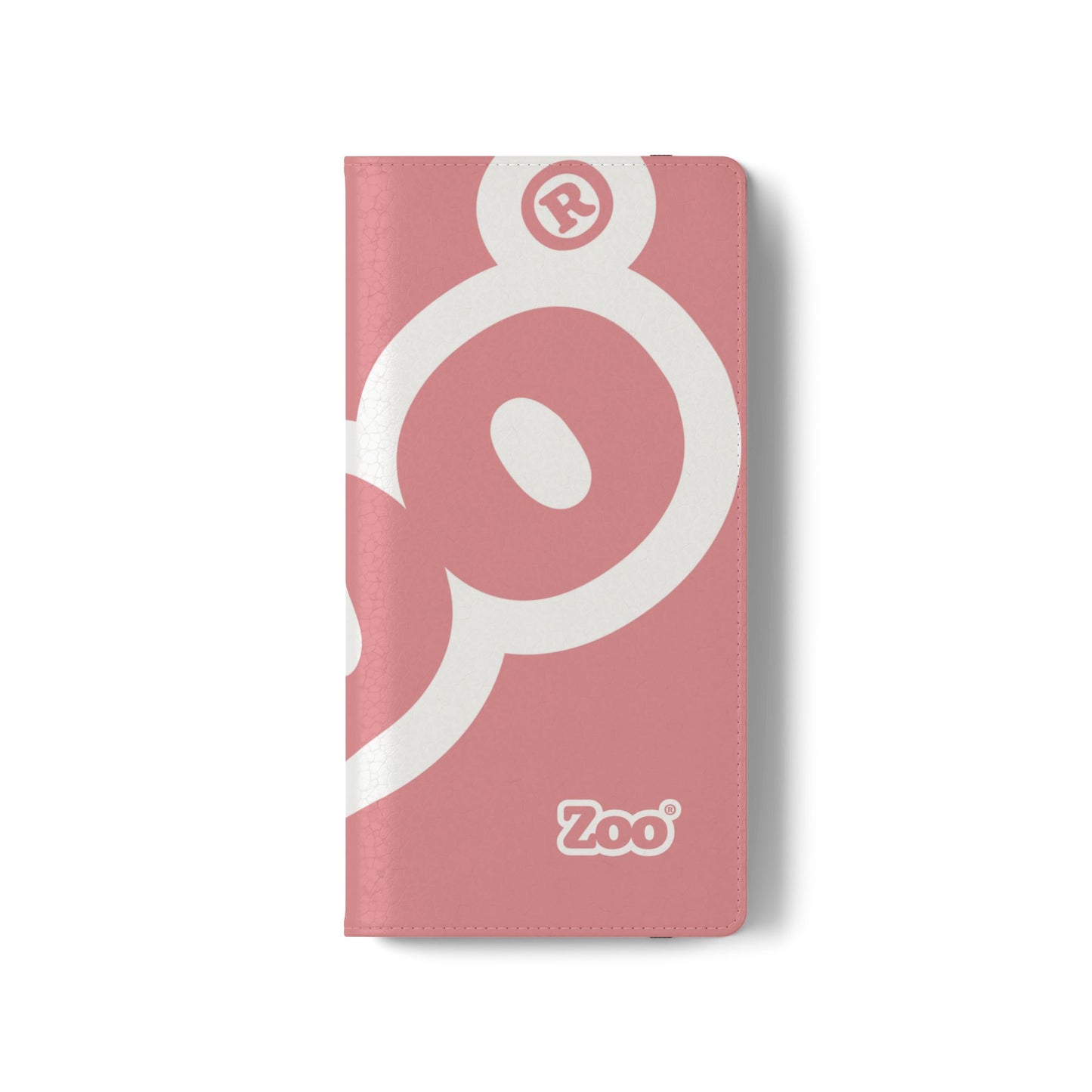 Zoo® Rose Pink Flip Case - Phone Wallet with Card Holder