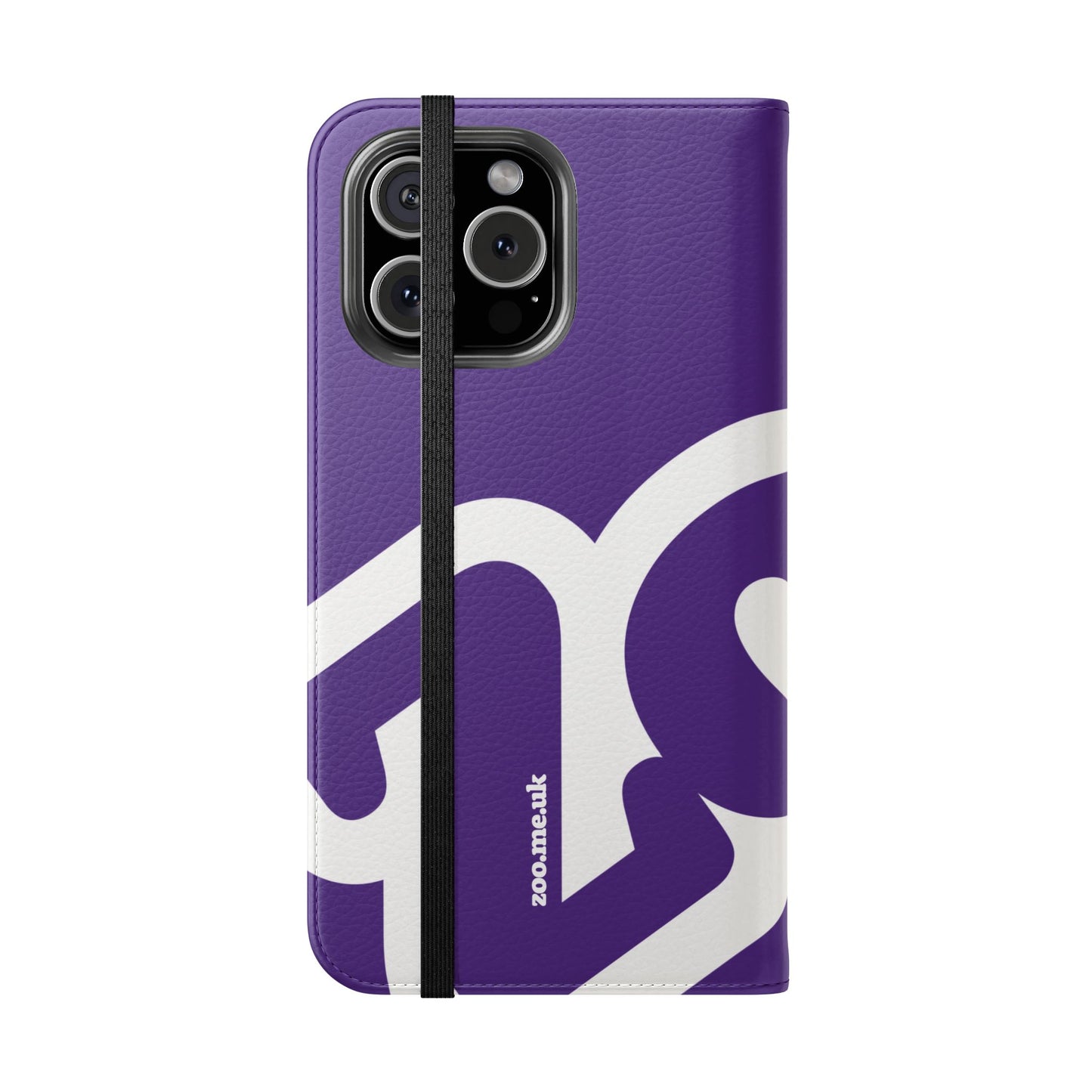 Zoo® Purple Flip Case - Phone Wallet with Card Holder