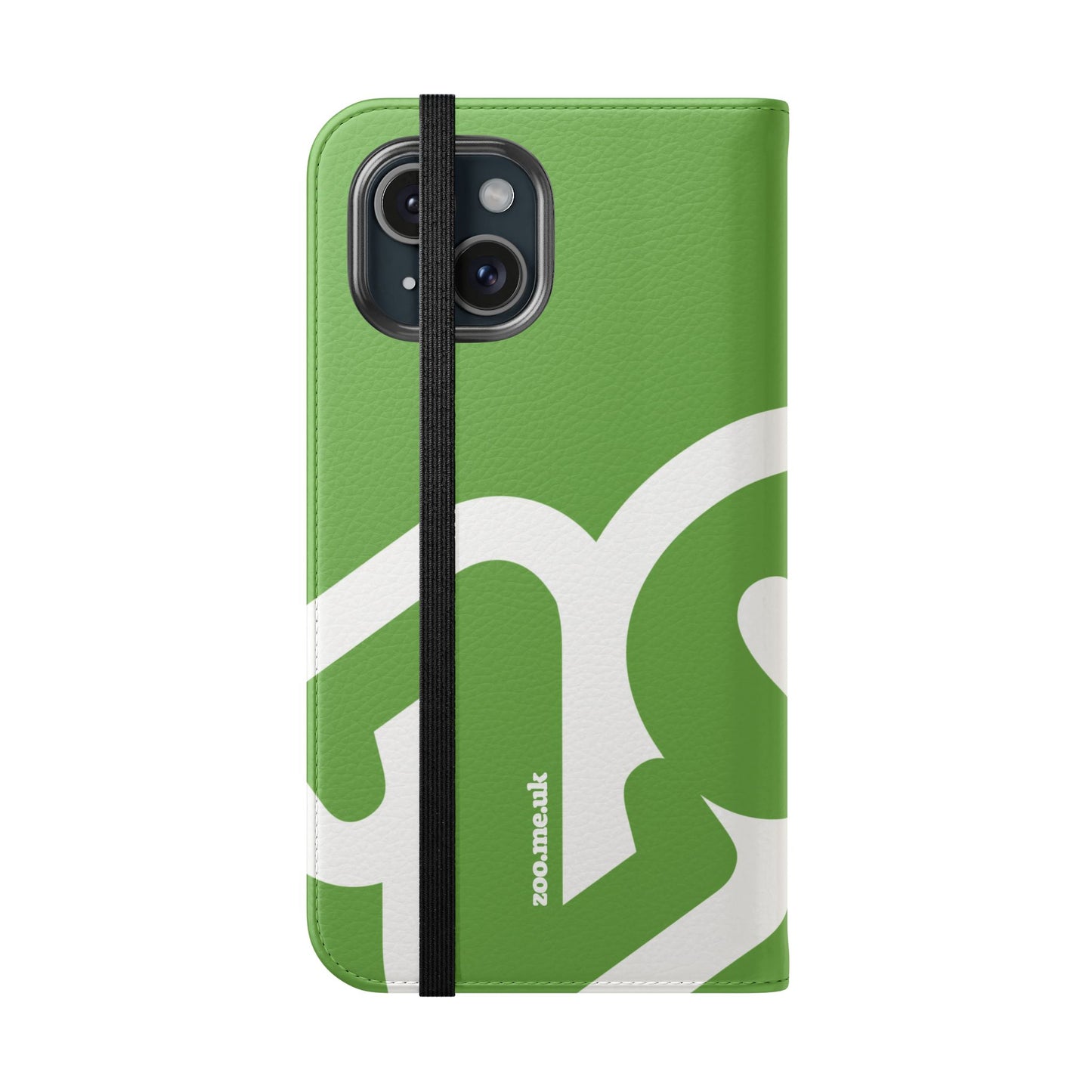 Zoo® Light Green Flip Case - Phone Wallet with Card Holder