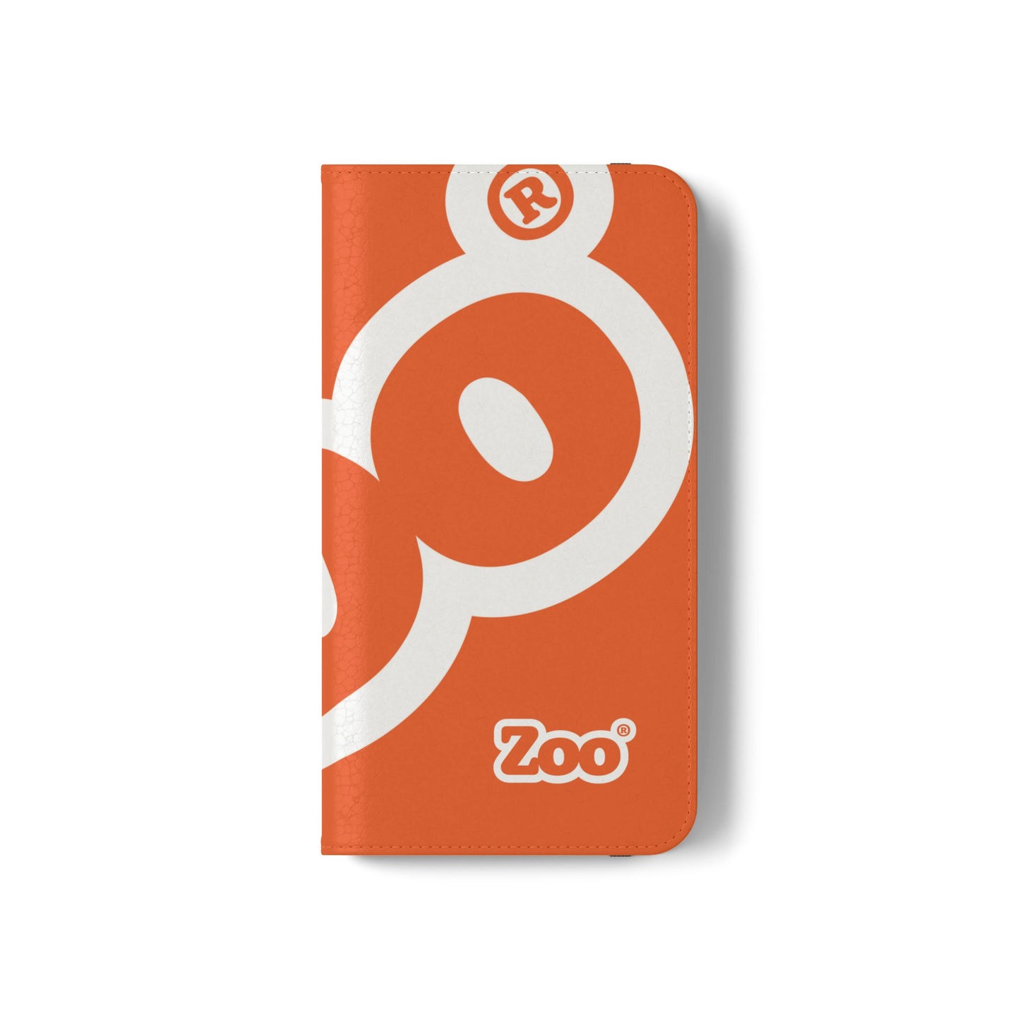 Zoo® Orange Flip Case - Phone Wallet with Card Holder