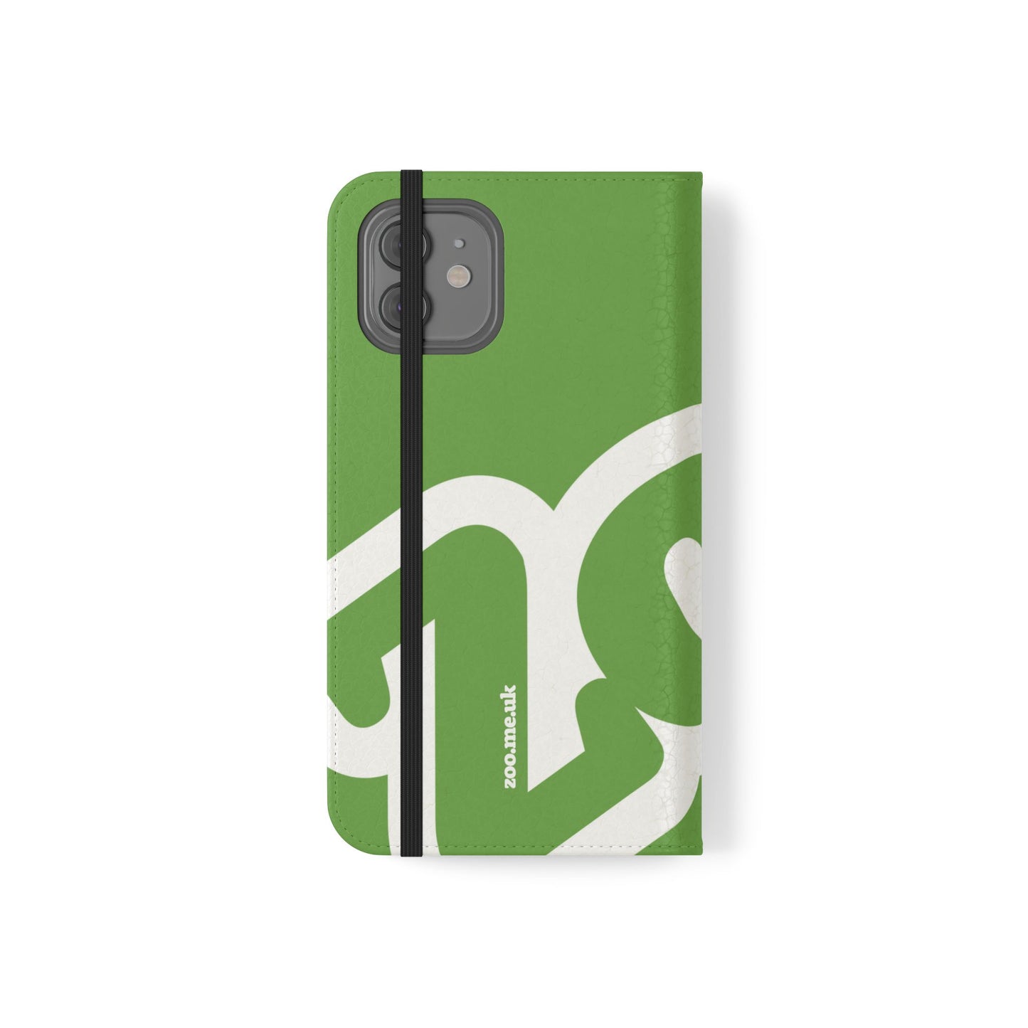 Zoo® Light Green Flip Case - Phone Wallet with Card Holder
