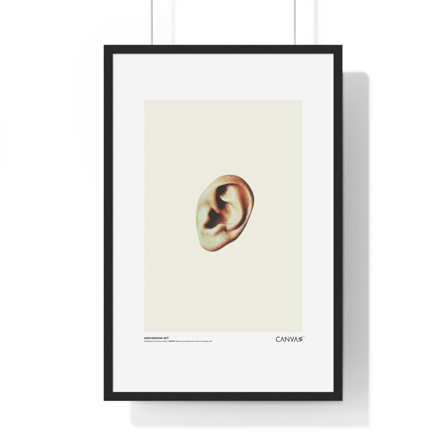 CANVAS™ MISSING-EAR Portrait Framed Poster