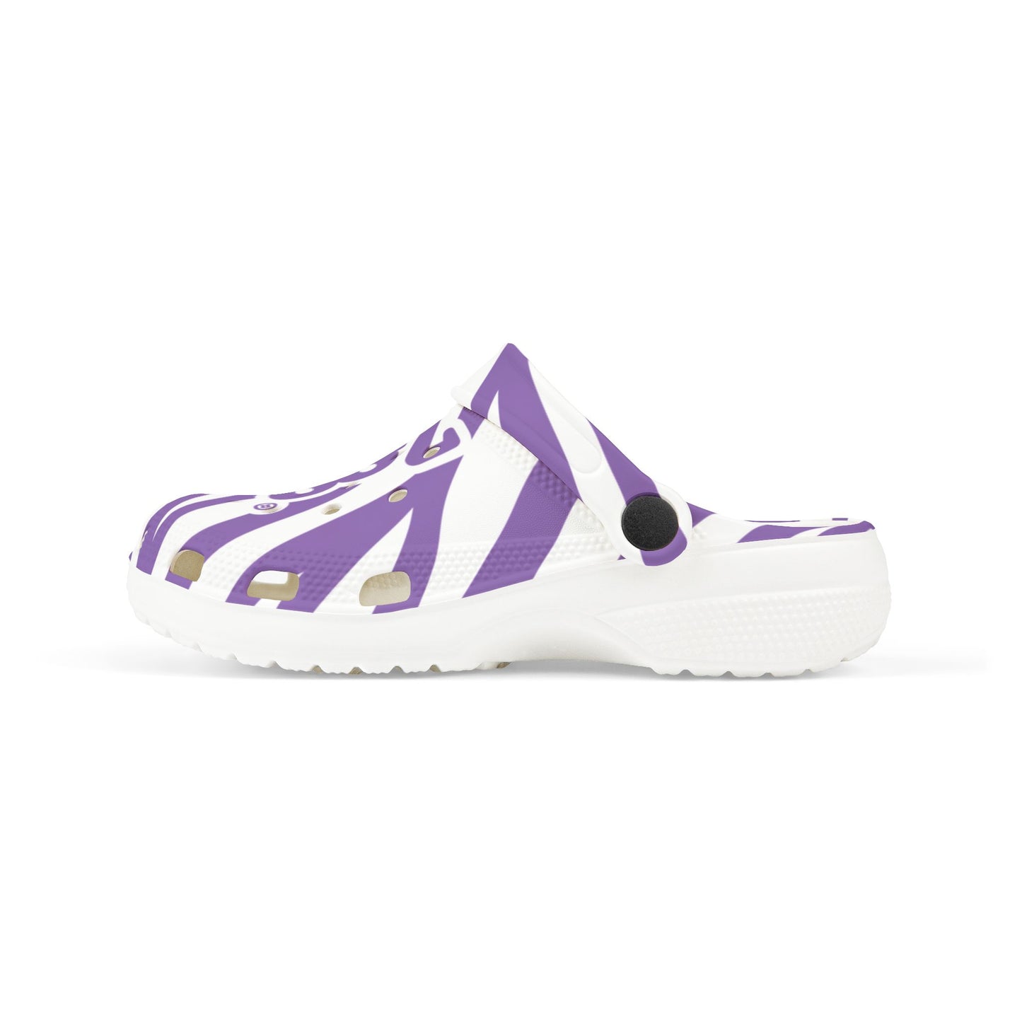 Zoo® Kid's Light Purple & White Sole Clogs