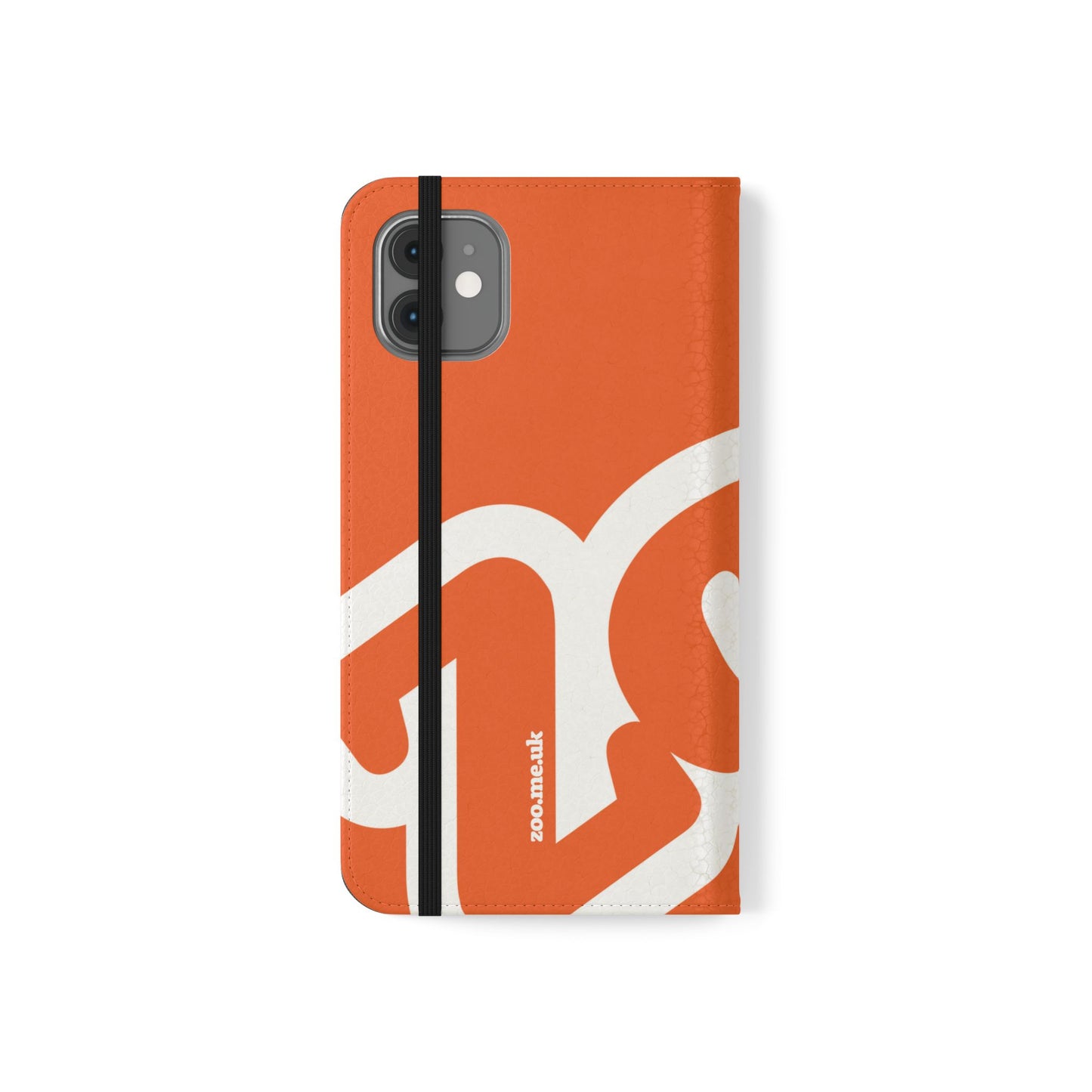 Zoo® Orange Flip Case - Phone Wallet with Card Holder
