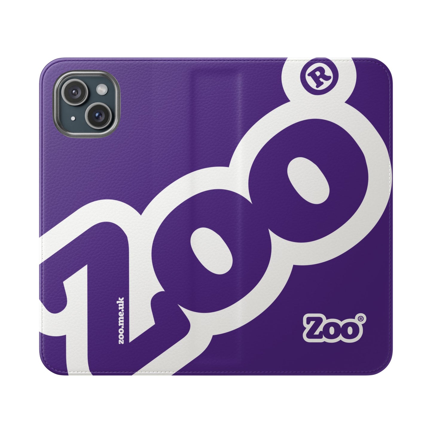 Zoo® Purple Flip Case - Phone Wallet with Card Holder